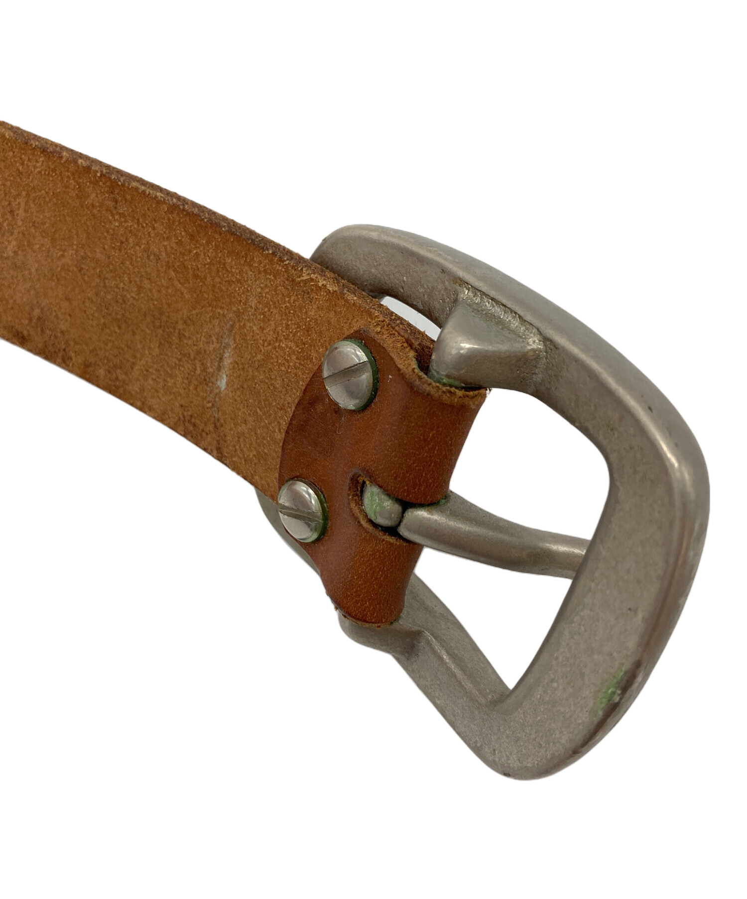 レザー銃弾ベルト　ブラウン フリンジ　ヴィンテージ骨董品 中古・古着通販】ART BROWN (アートブラウン) レザーベルト ブラウン