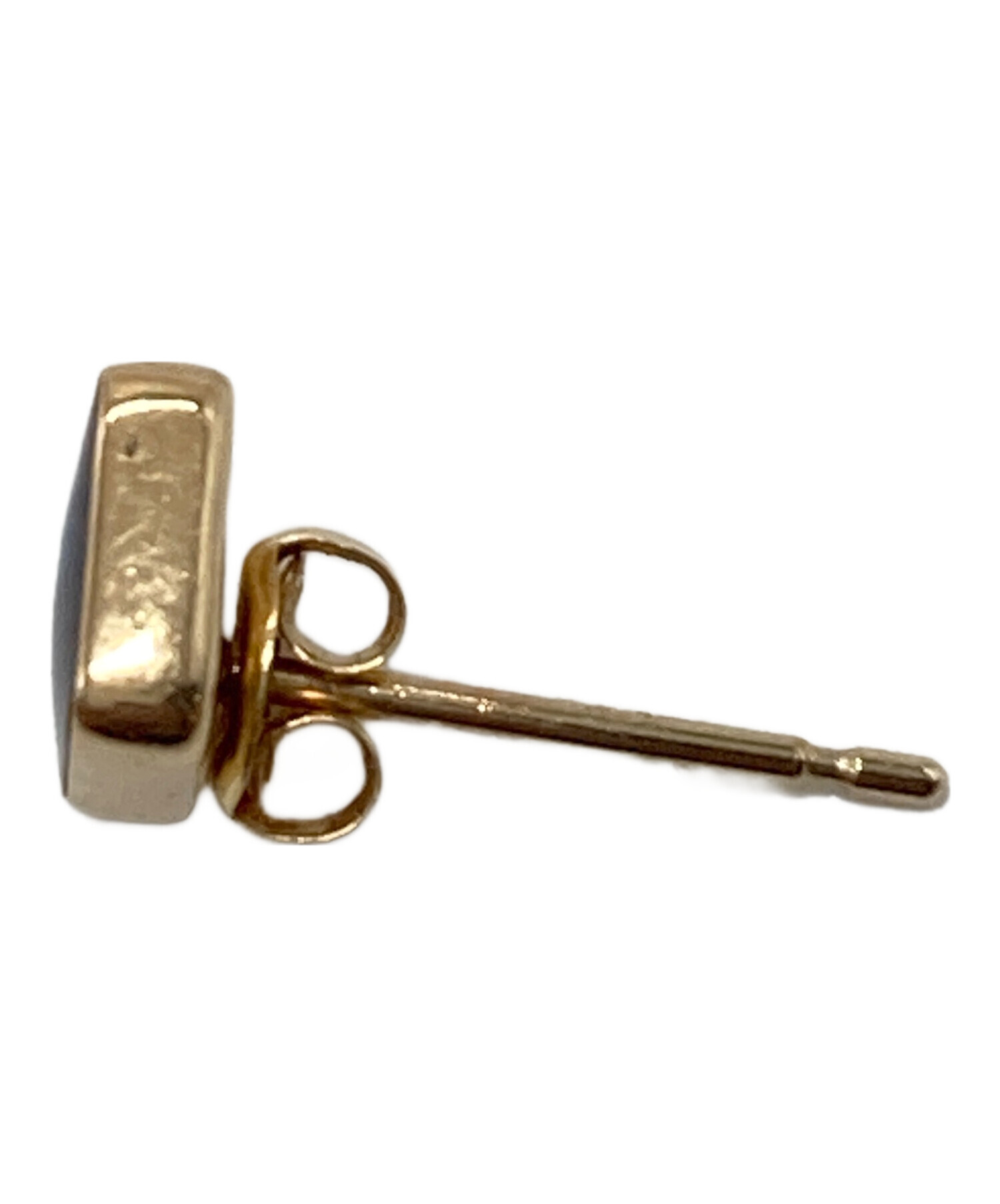 中古・古着通販】agete (アガット) K10 ラピスラズリピアス ブルー