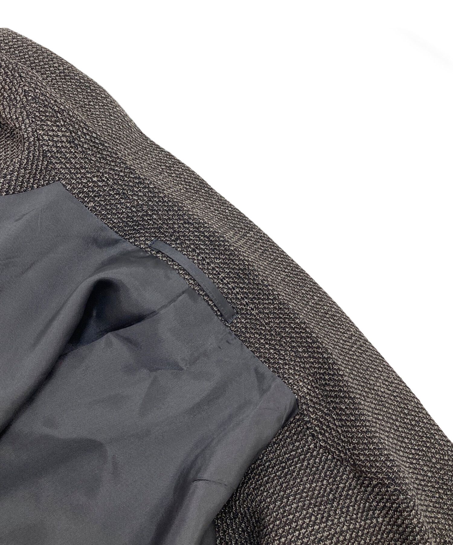 UNITED ARROWS ユナイテッドアローズ ジャケット サイズ:48 / ストレッチ サマー トロピカル ウール ツイード 2B テーラード ジャケット / SOVEREIGN / ブラウン / アウター ブレザー 上着【メンズ】【中古】 中古・古着通販】SOVEREIGN UNITED ARROWS ストレッチ サマー