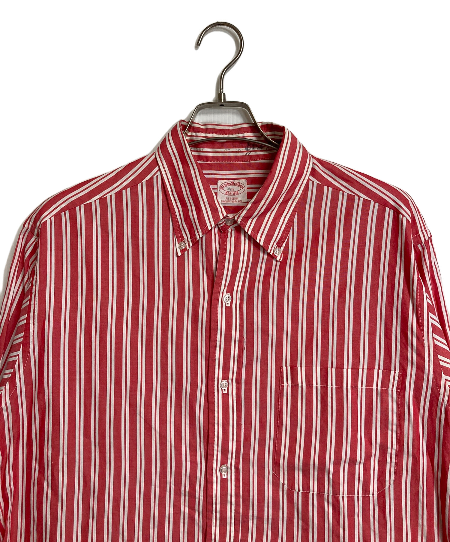 【US規格】ブルックスブラザーズ 長袖シャツ えんじ色 古着 USED ブルックス ブラザーズ 80s 長袖 シャツ Est.1818 ブラウス Shirt