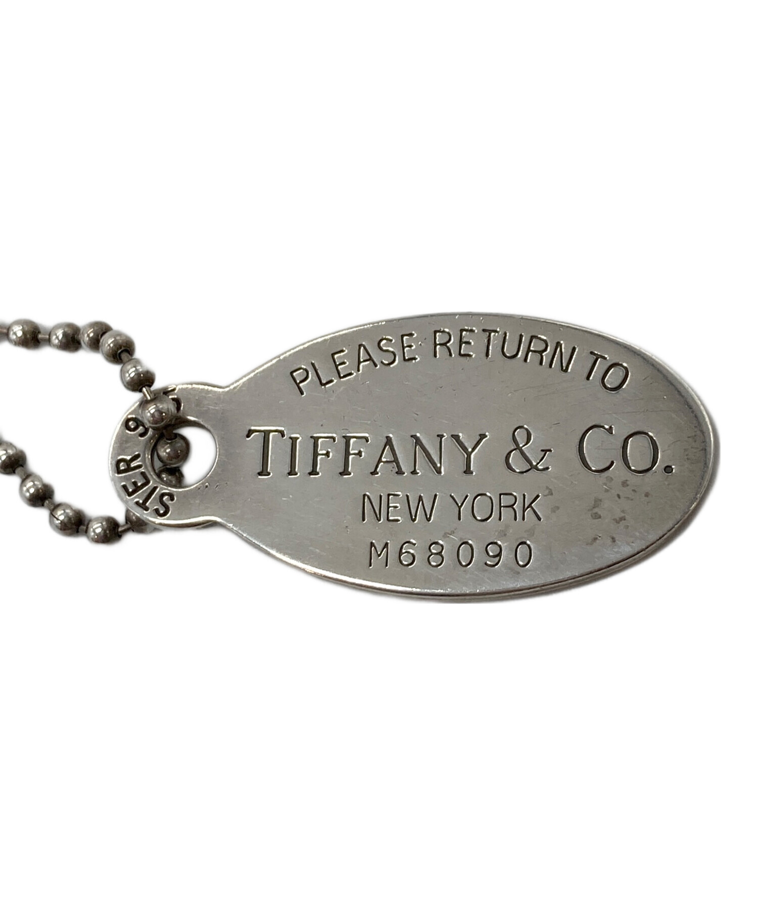 Tiffany & Co. プレート型ネックレス 中古・古着通販】TIFFANY & Co. (ティファニー) オーバルタグ