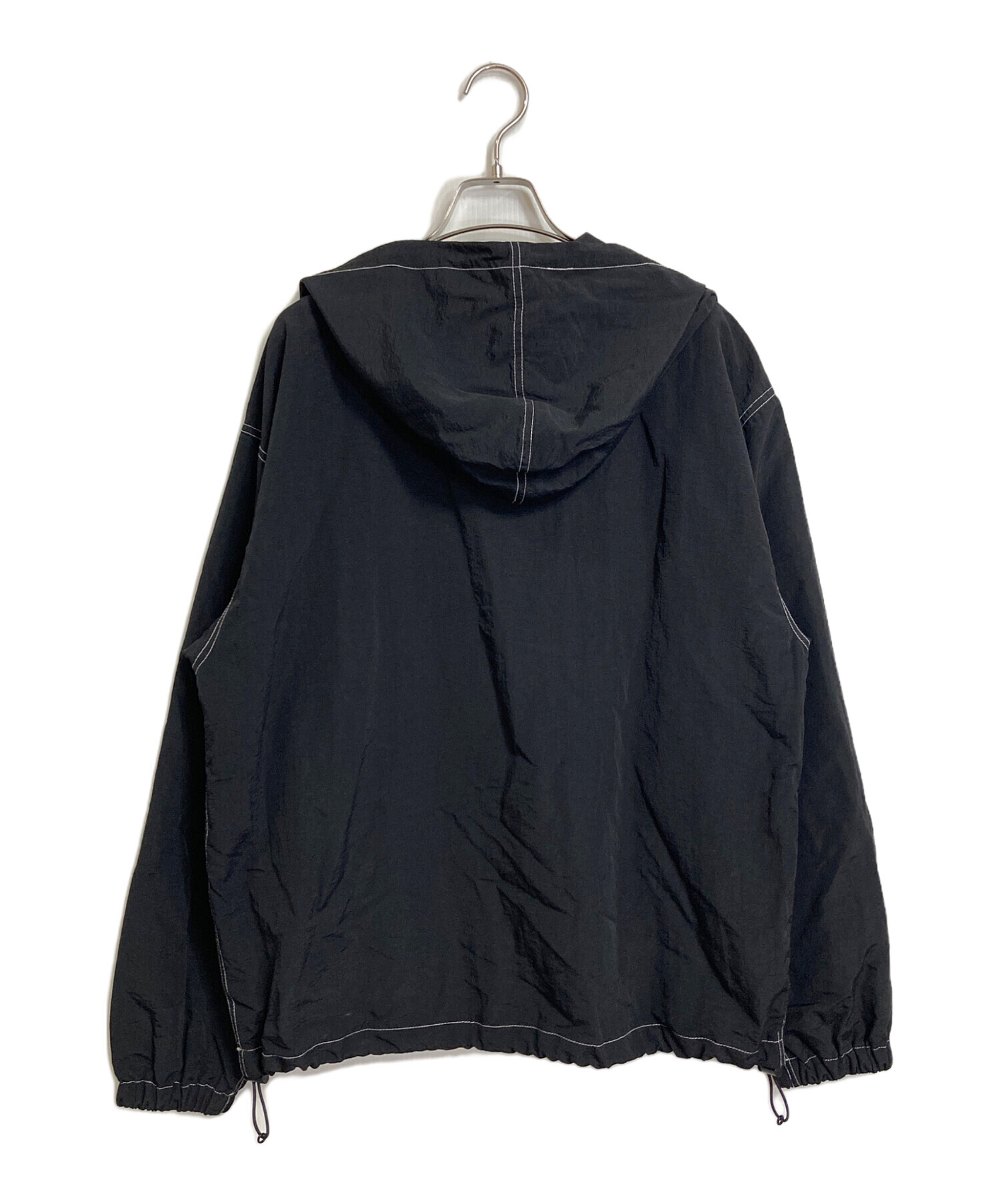 【美品】USED 00s 中綿入り アノラックパーカー ジャケット ブラック 美品】USED 00s 中綿入り アノラックパーカー ジャケット ブラック