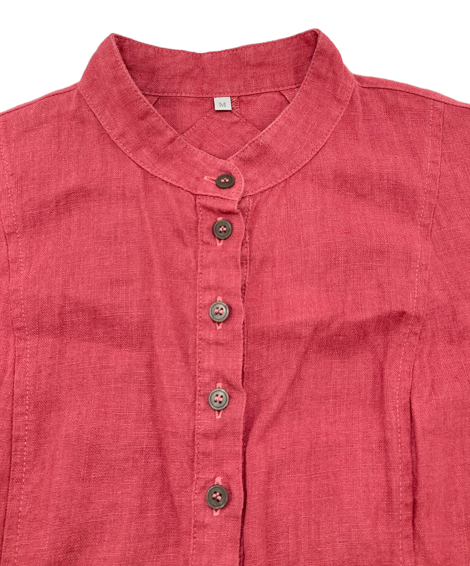 中古・古着通販】GIEDRIUS (ギェドリュス) リネンワンピース ピンク