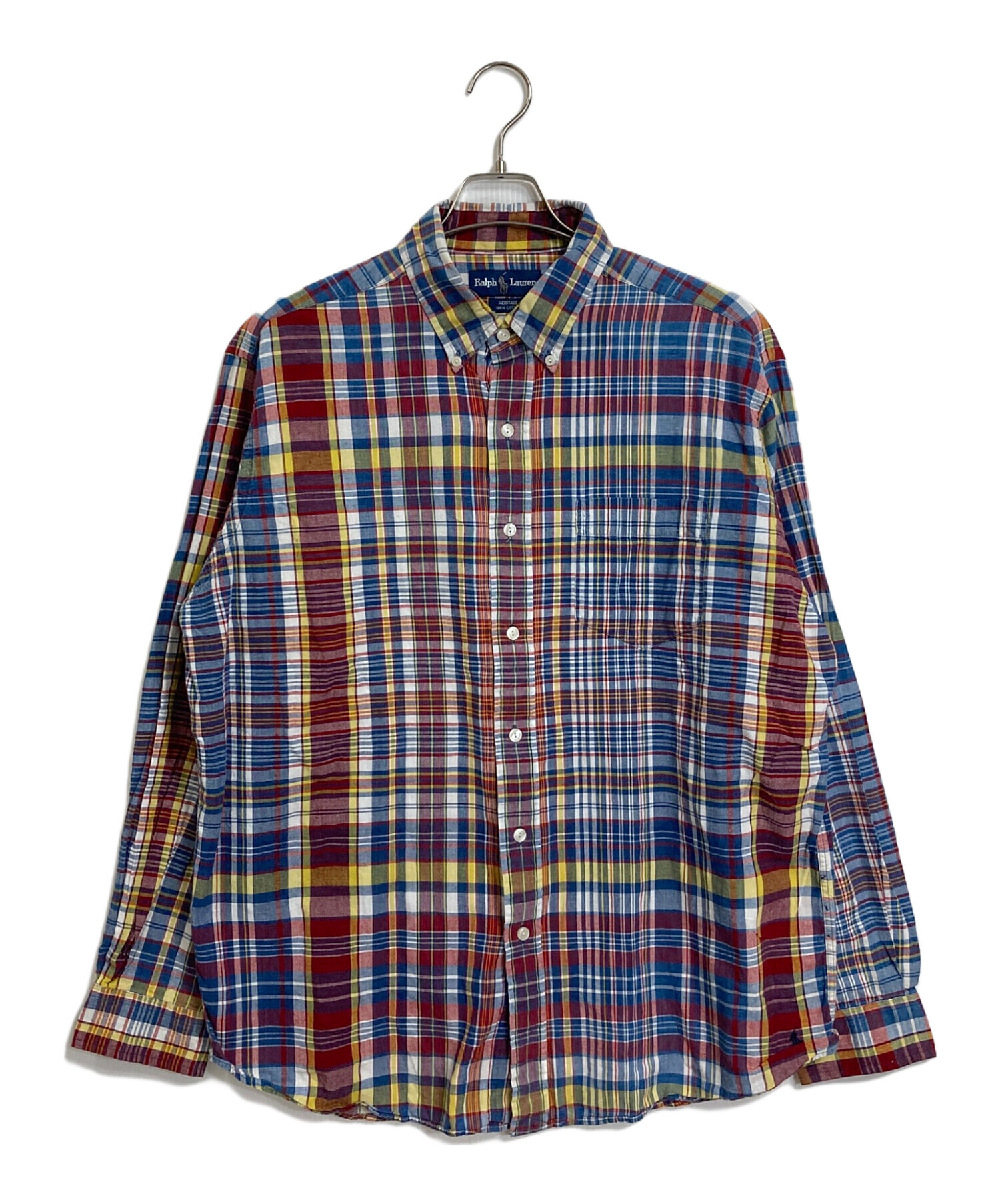 古着卸 まとめ売り Ralph Lauren ラルフローレン 長袖シャツ 10枚セット ( メンズ XL ) ワンポイント ポニー チェック 中古 古着 NF6305 中古・古着通販】RALPH LAUREN (ラルフローレン) 【古着】裾ポニー長袖