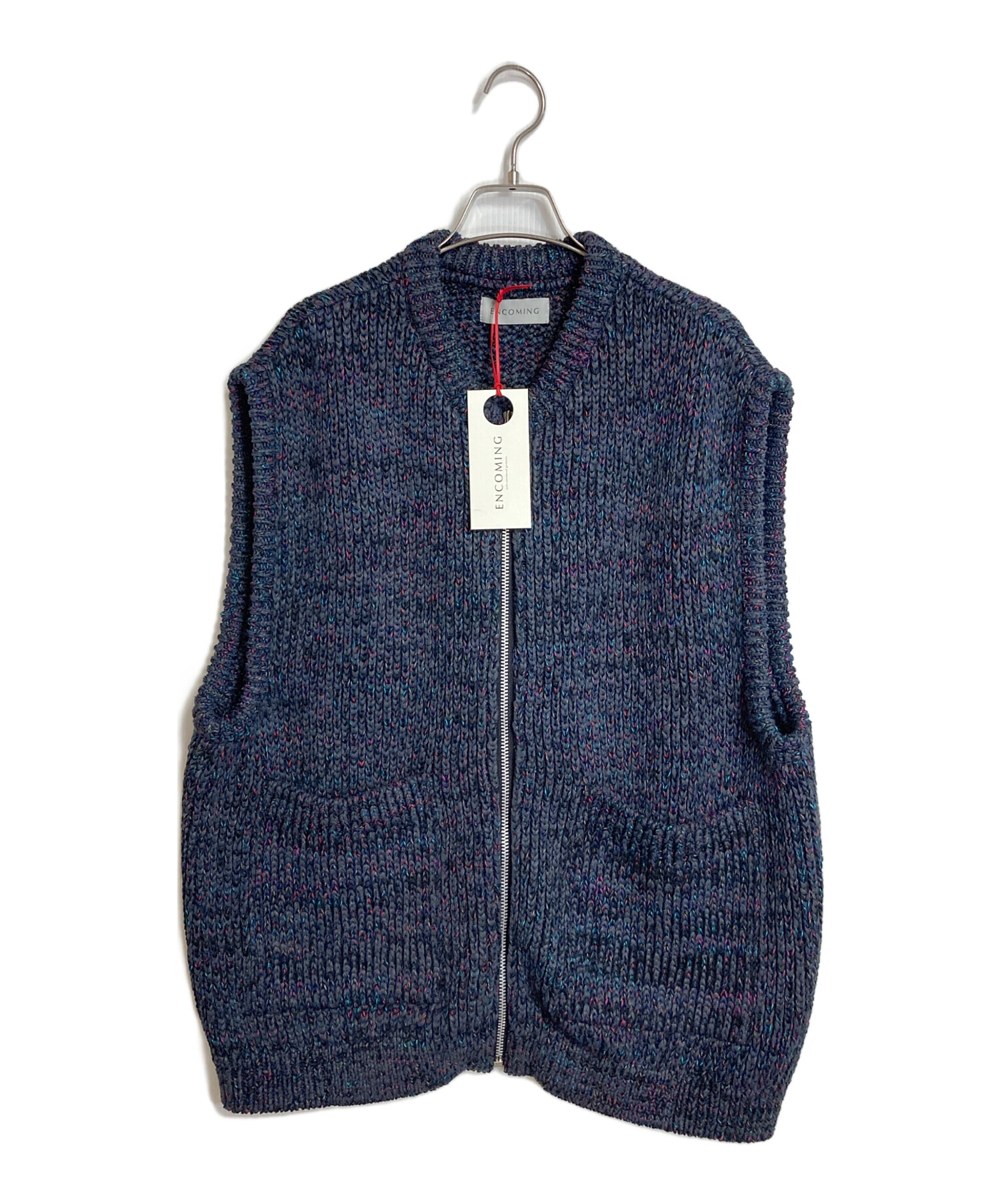 中古・古着通販】ENCOMING (インカミング) KNITTED TWO POCKET VEST