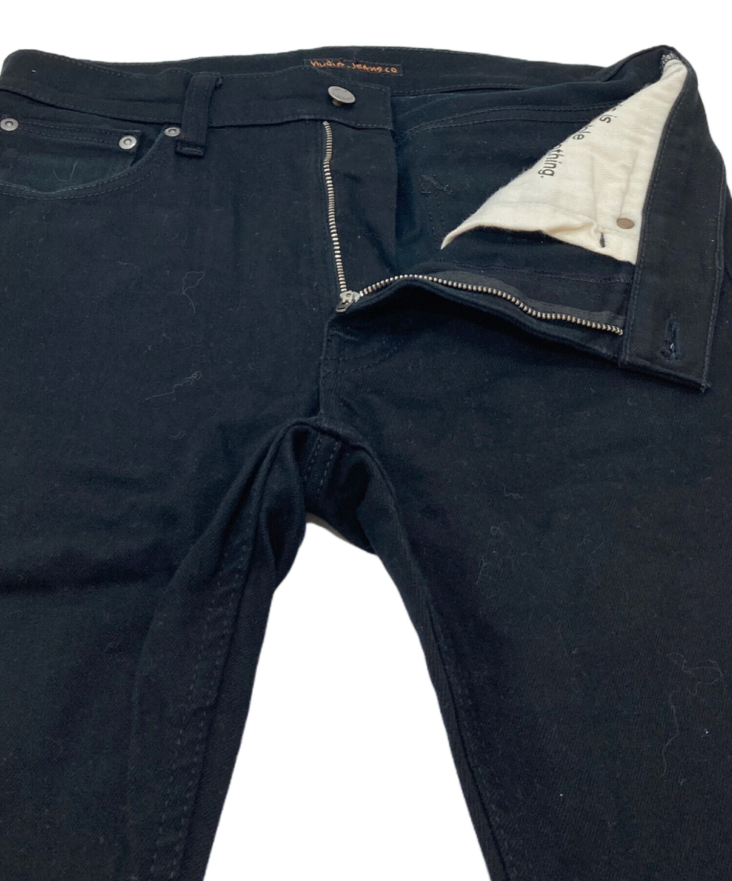 中古・古着通販】NUDIE JEANS (ヌーディー・ジーンズ) ブラックデニム 
