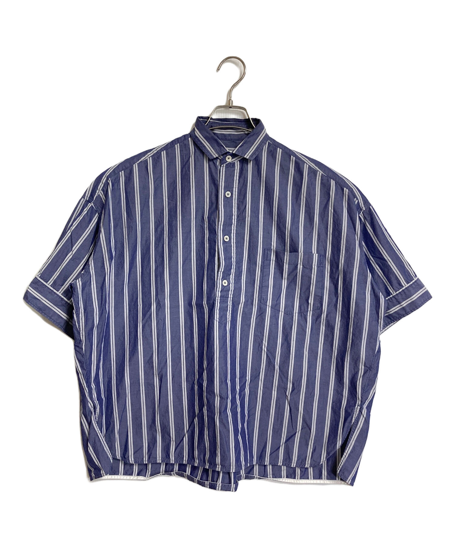 中古・古着通販】TICCA (ティッカ) ブルーストライプ柄 コットン