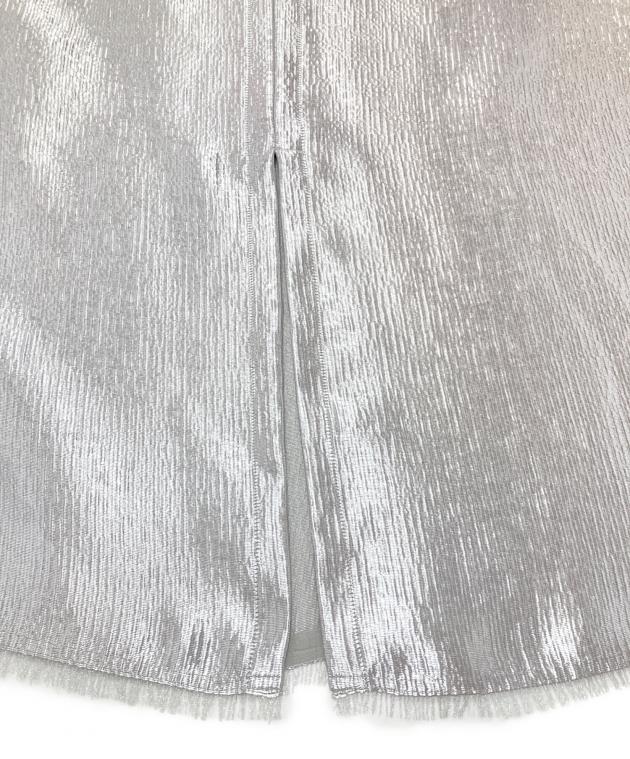 新品未使用　ジャーナルスタンダードラックス[FEB]スカート　シルバー 中古・古着通販】JOURNAL STANDARD LUXE (ジャーナル