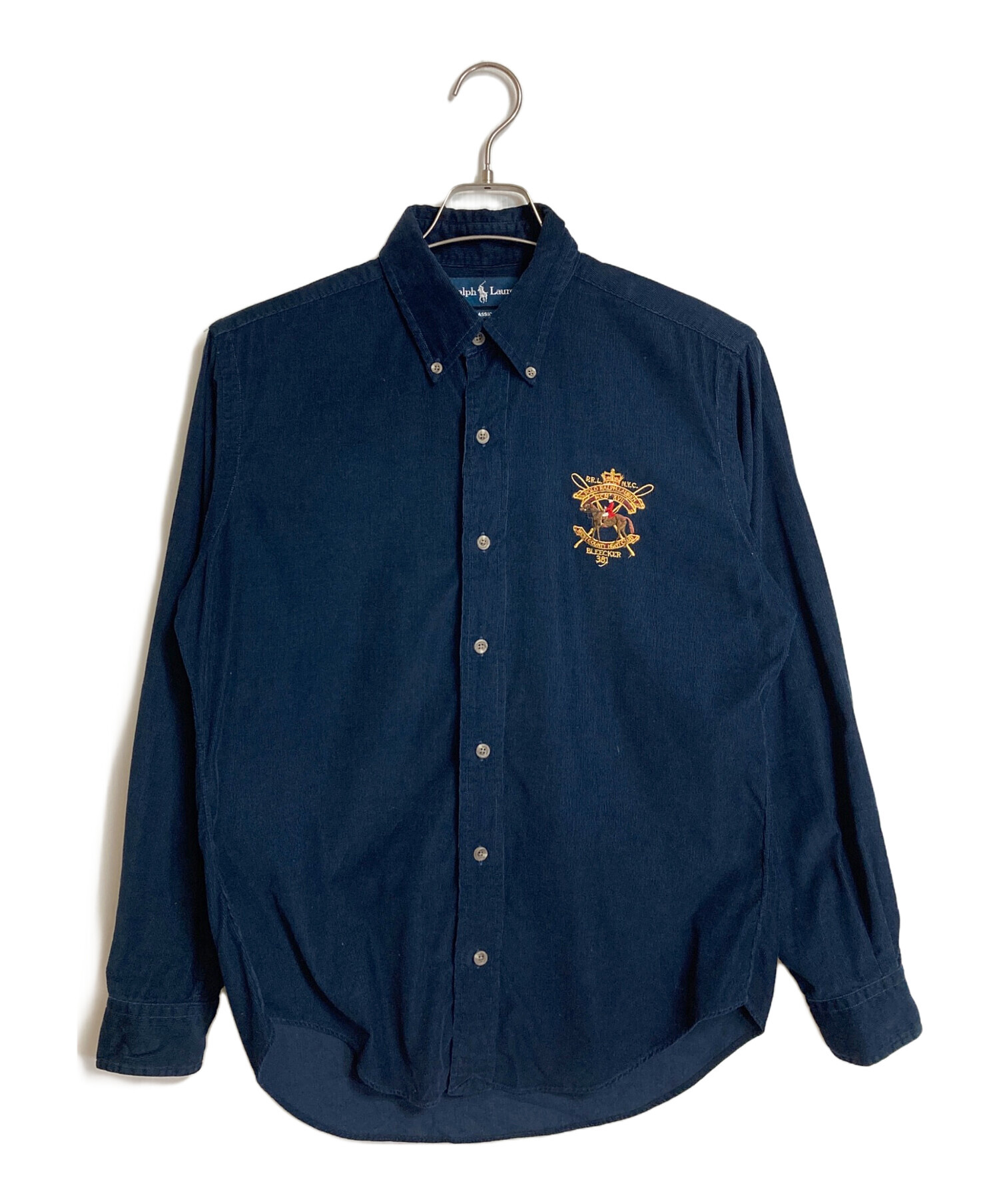 Ralph Lauren ネイビー コーデュロイ シャツ US M 中古・古着通販】RALPH LAUREN (ラルフローレン) CLASSIC FIT