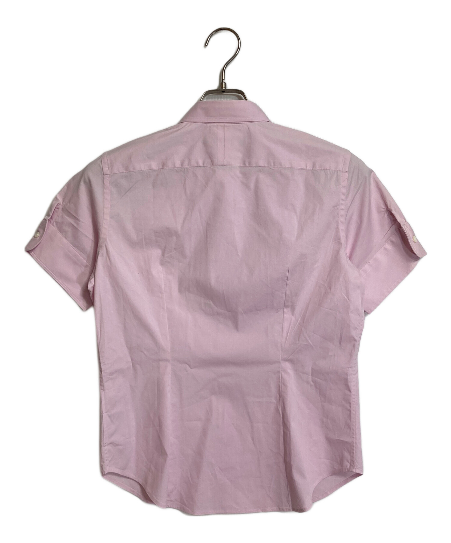 中古・古着通販】RALPH LAUREN (ラルフローレン) 半袖シャツ ピンク 