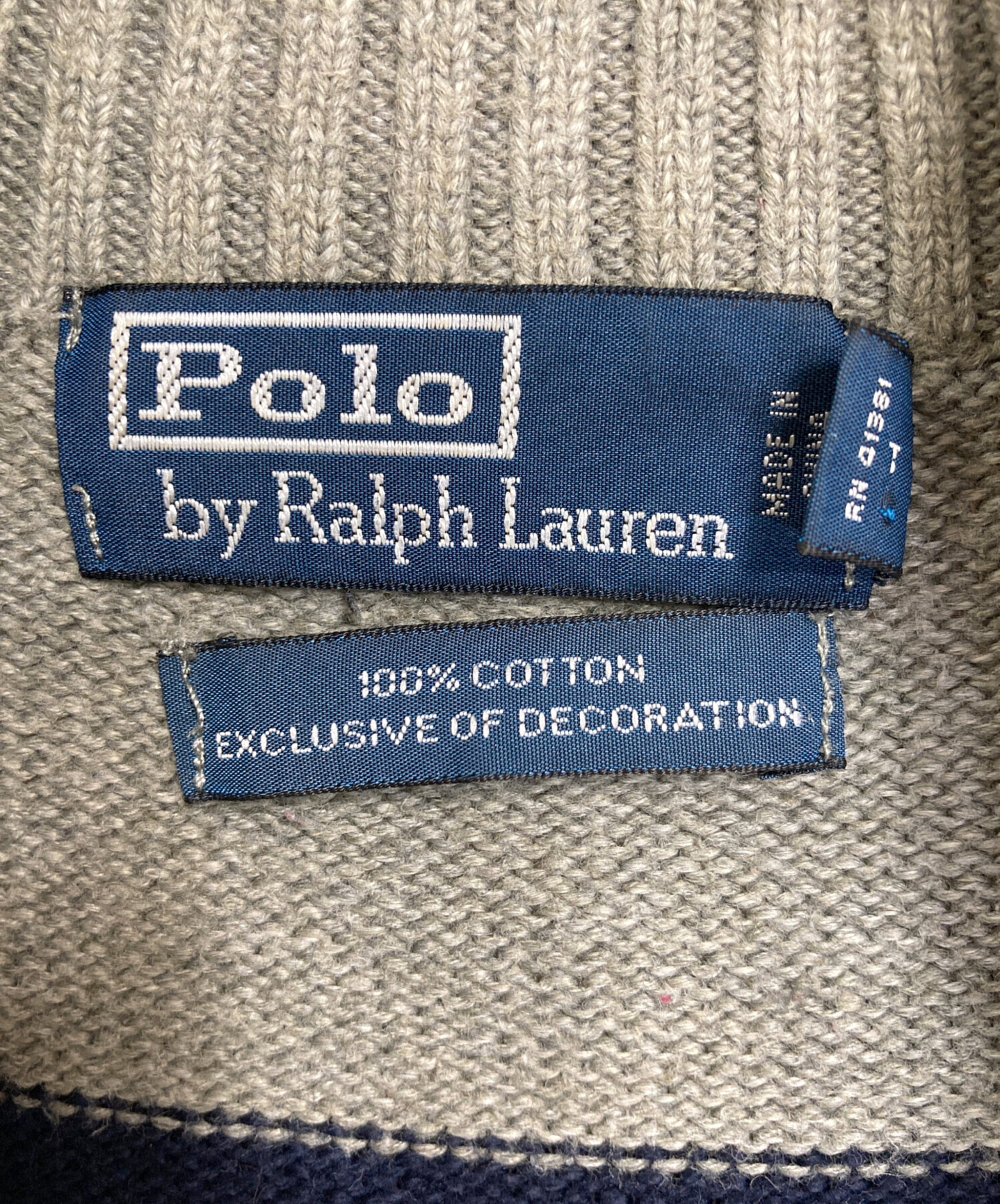 中古・古着通販】POLO RALPH LAUREN (ポロ・ラルフローレン) ハーフ 