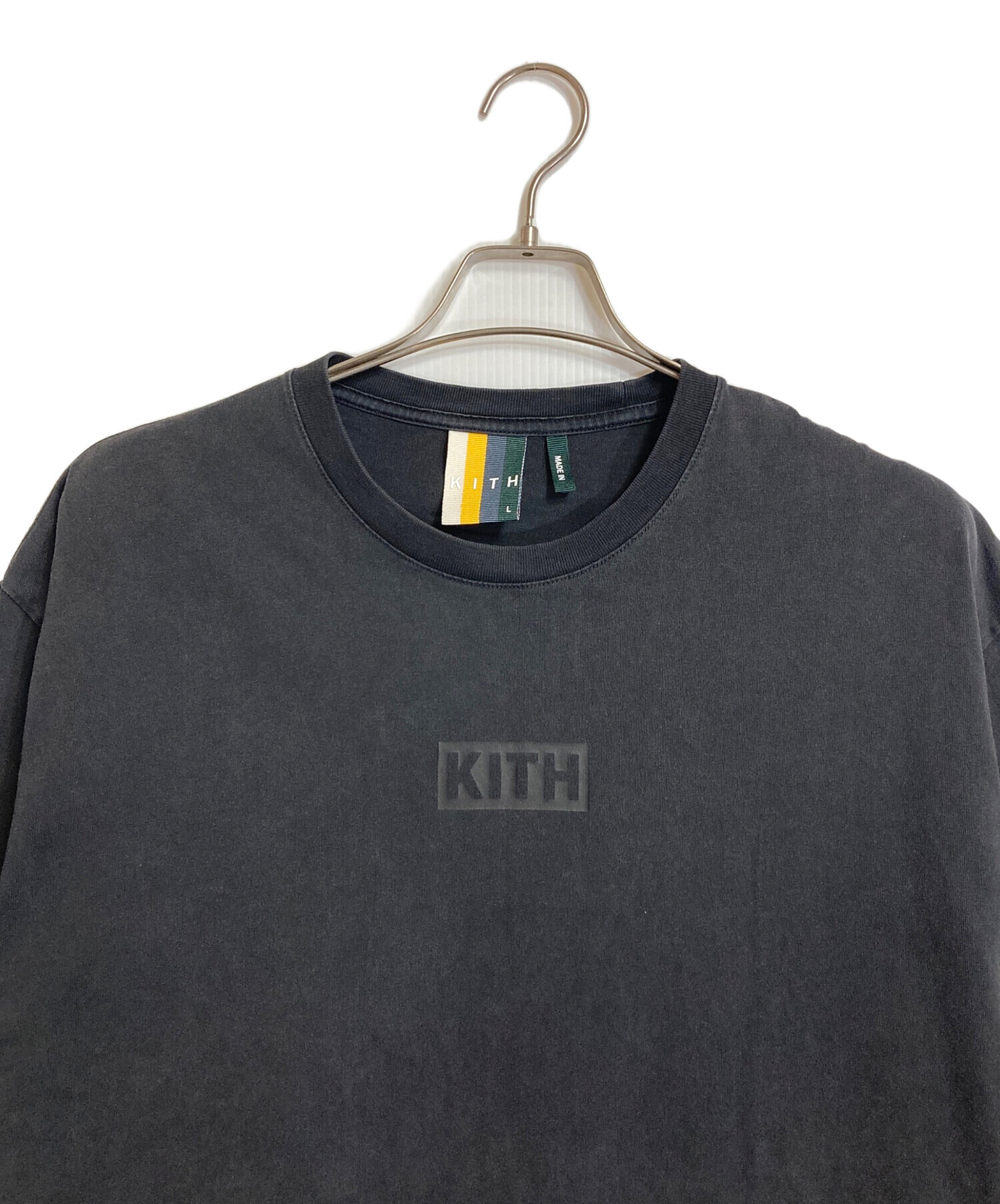 中古・古着通販】KITH (キス) ヴィンテージ加工ロゴプリントTシャツ 