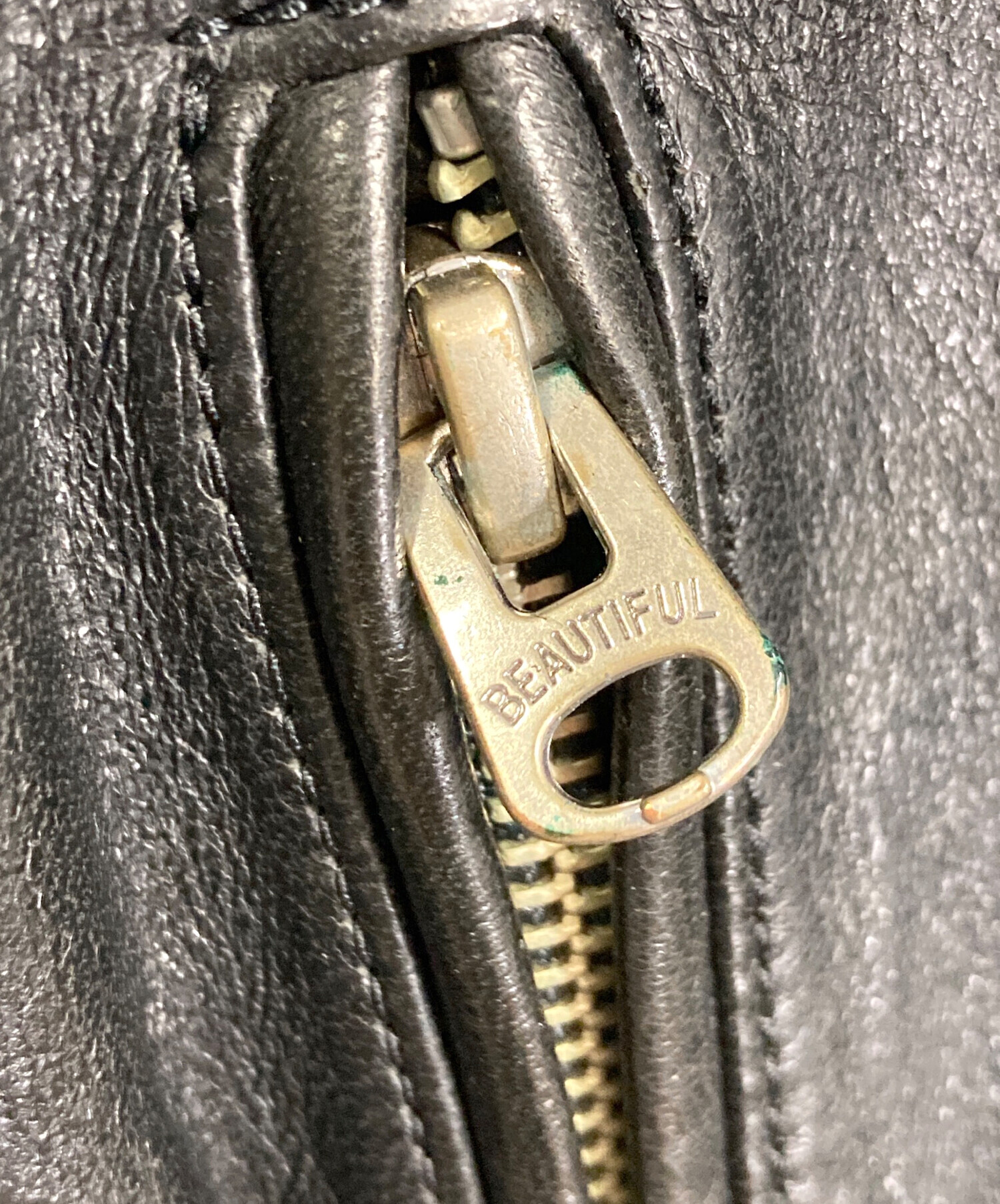 ビューティフルピープル ダブルライダース ジャケット 羊革 レザー 黒 150 中古・古着通販】beautiful people (ビューティフルピープル) ダブル