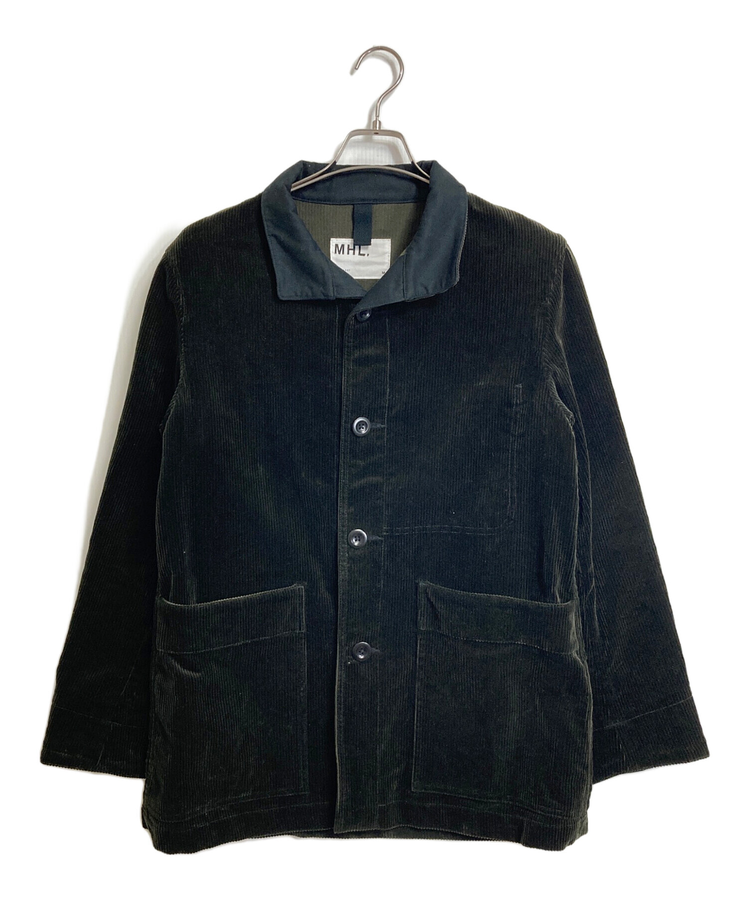 MHL ヘビーコーデュロイジャケットLサイズ ダークネイビー 中古・古着通販】MHL (エムエイチエル) コーデュロイジャケット