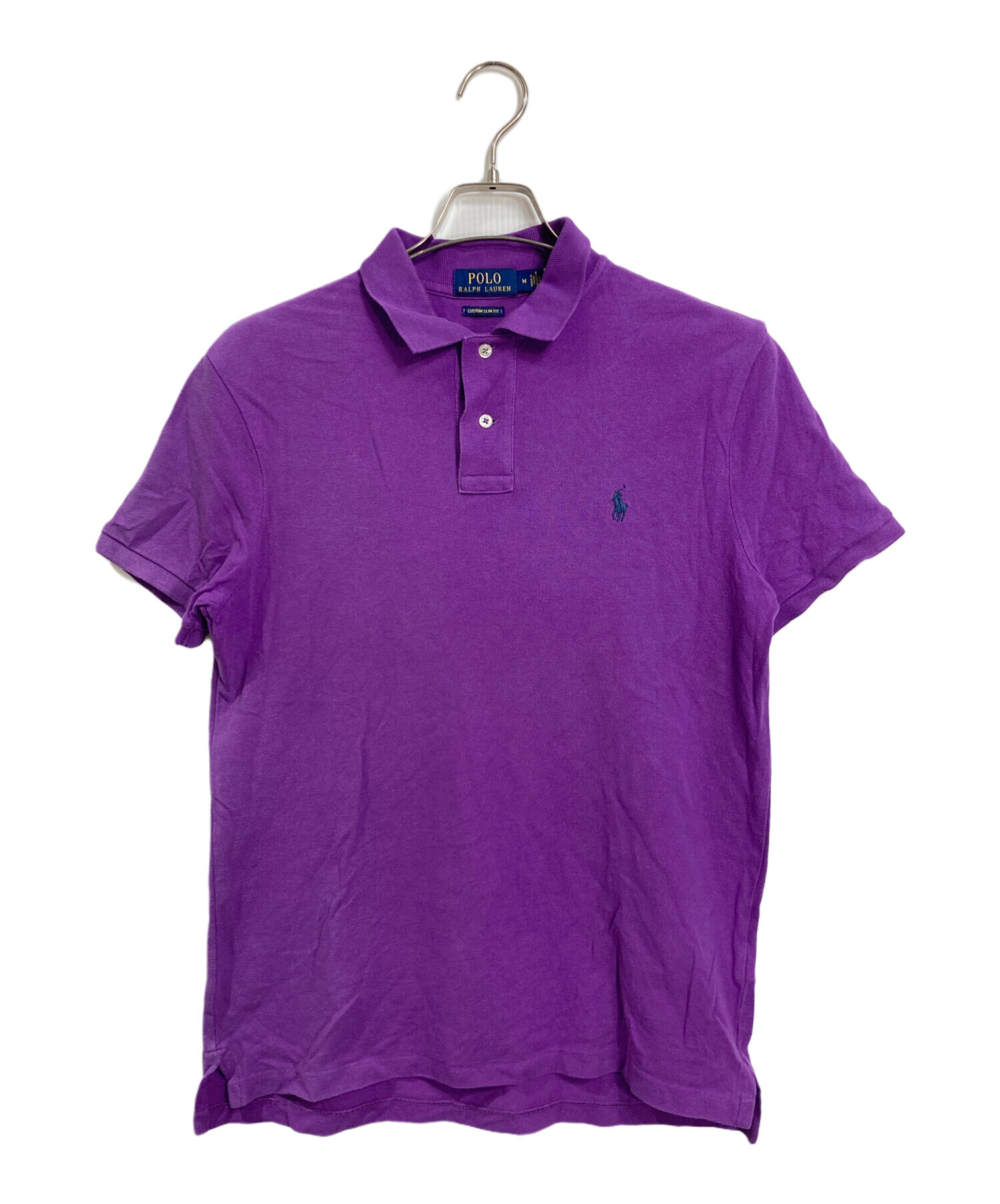 Polo Ralph Lauren ポロシャツ 紫×黄色ポニー 半袖 古着 M ラルフローレン ポロシャツ 黄 紫ポニー M相当 美品 - メルカリ