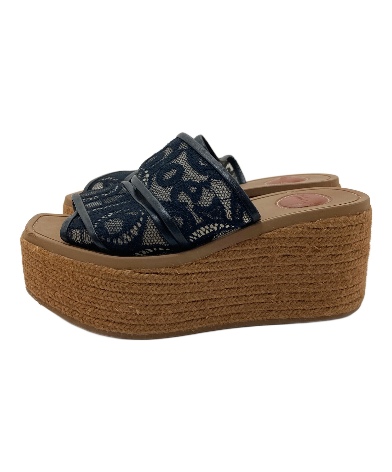 中古・古着通販】Chloe (クロエ) エスパドリーユウェッジソール
