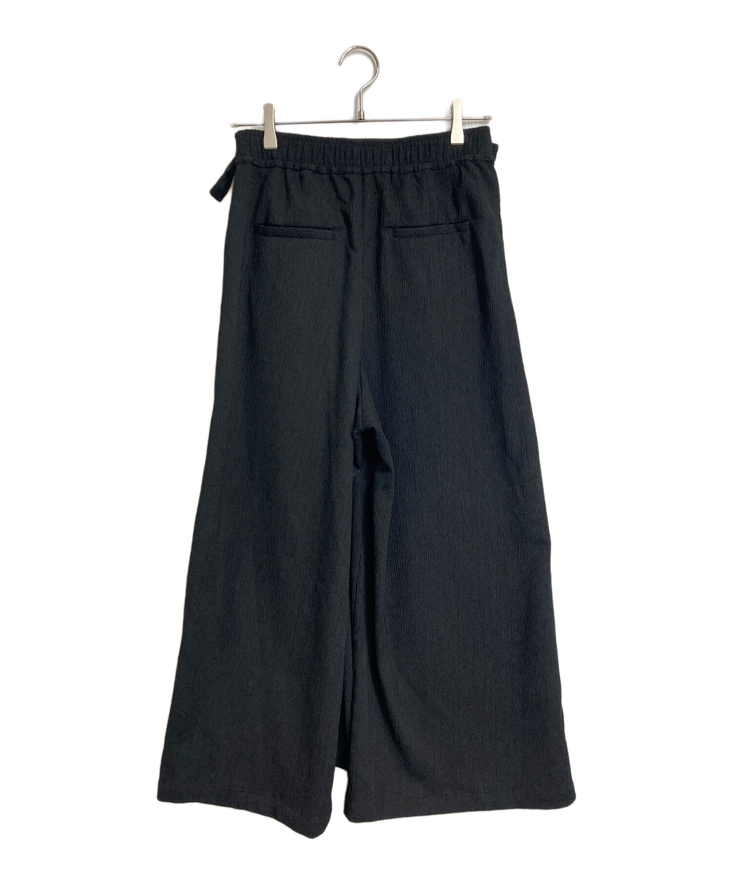 新品未使用　SLOBE IENA ラップジャージパンツ　　ブラック　38 SLOBE IENA｜ラップジャージパンツ | Rakuten Fashion(楽天