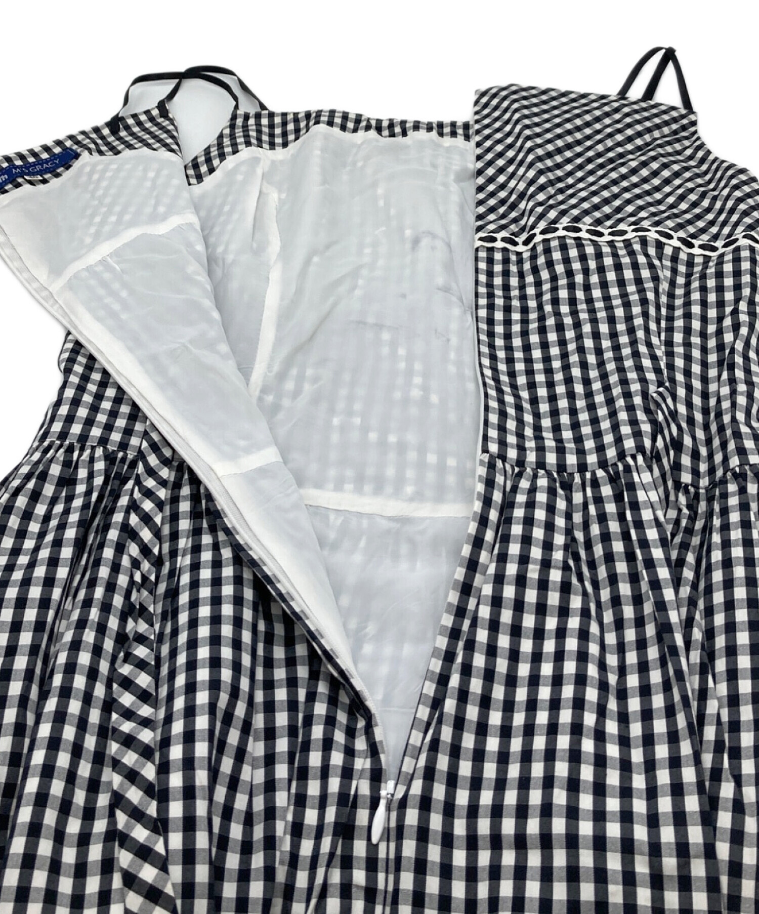 中古・古着通販】M'S GRACY (エムズグレイシー) キャミソール ギンガム