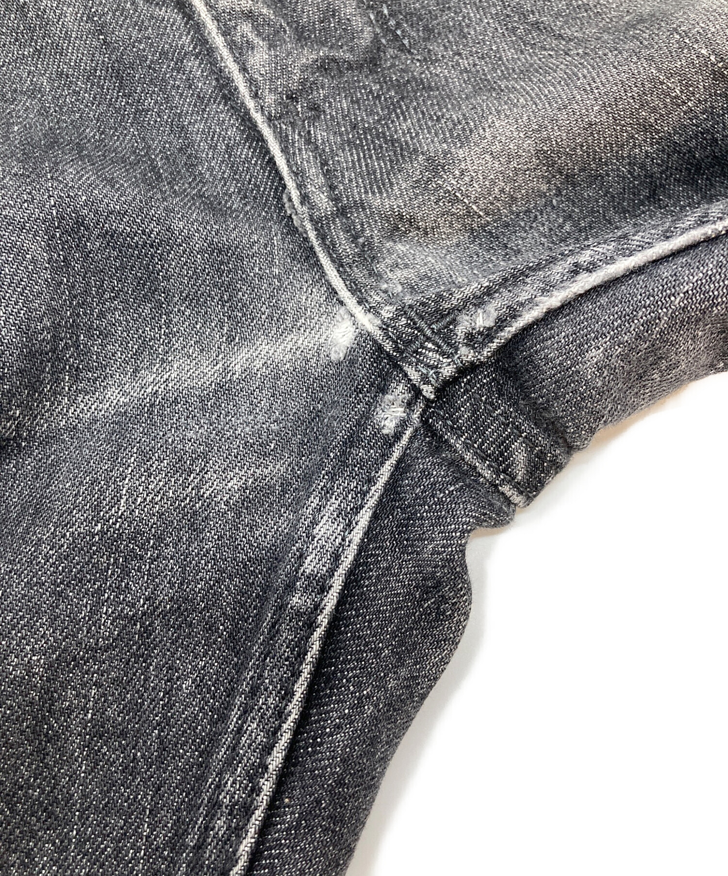 中古・古着通販】NUMBER (N)INE (ナンバーナイン) ペイン デニムパンツ