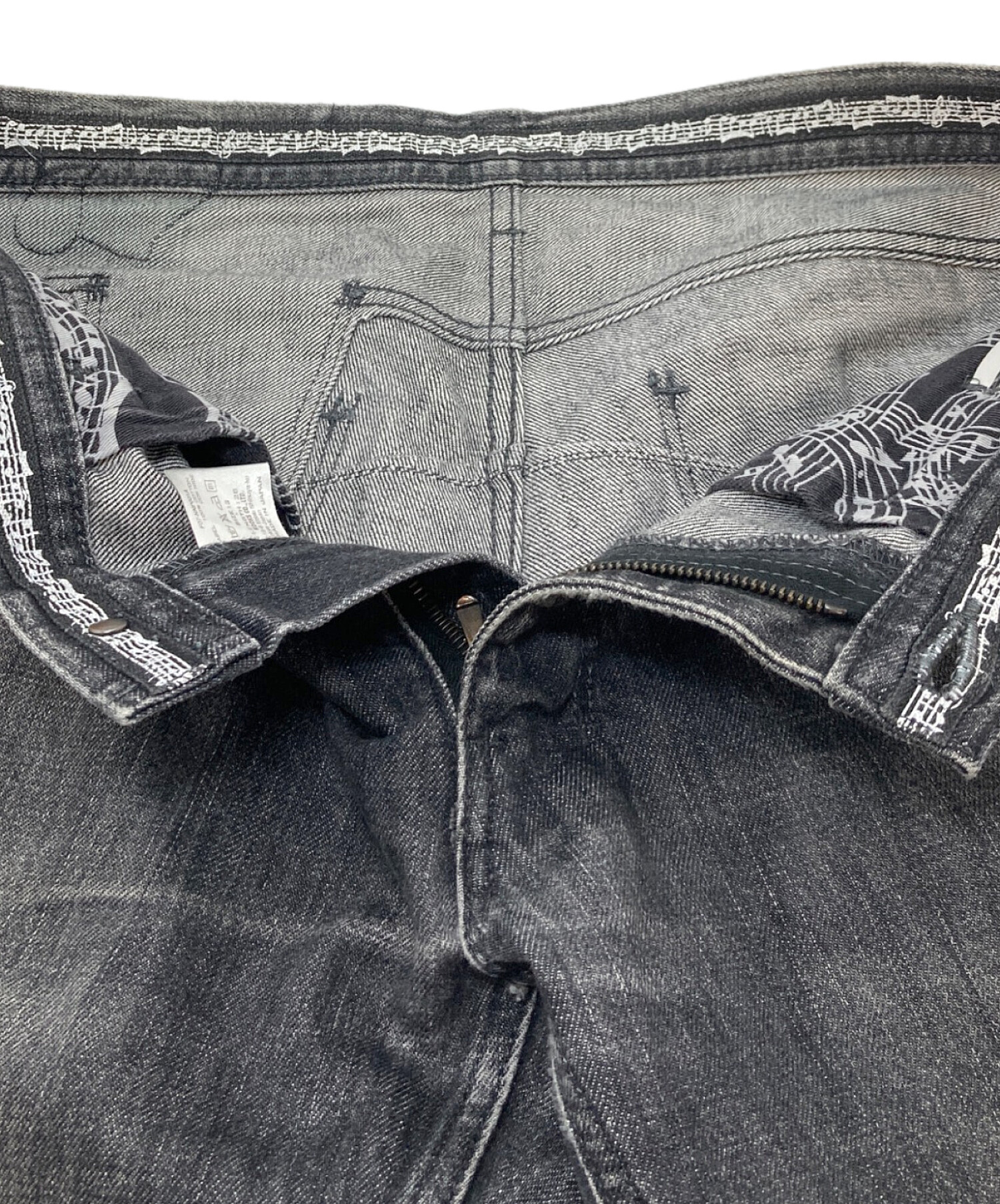 中古・古着通販】NUMBER (N)INE (ナンバーナイン) ペイン デニムパンツ