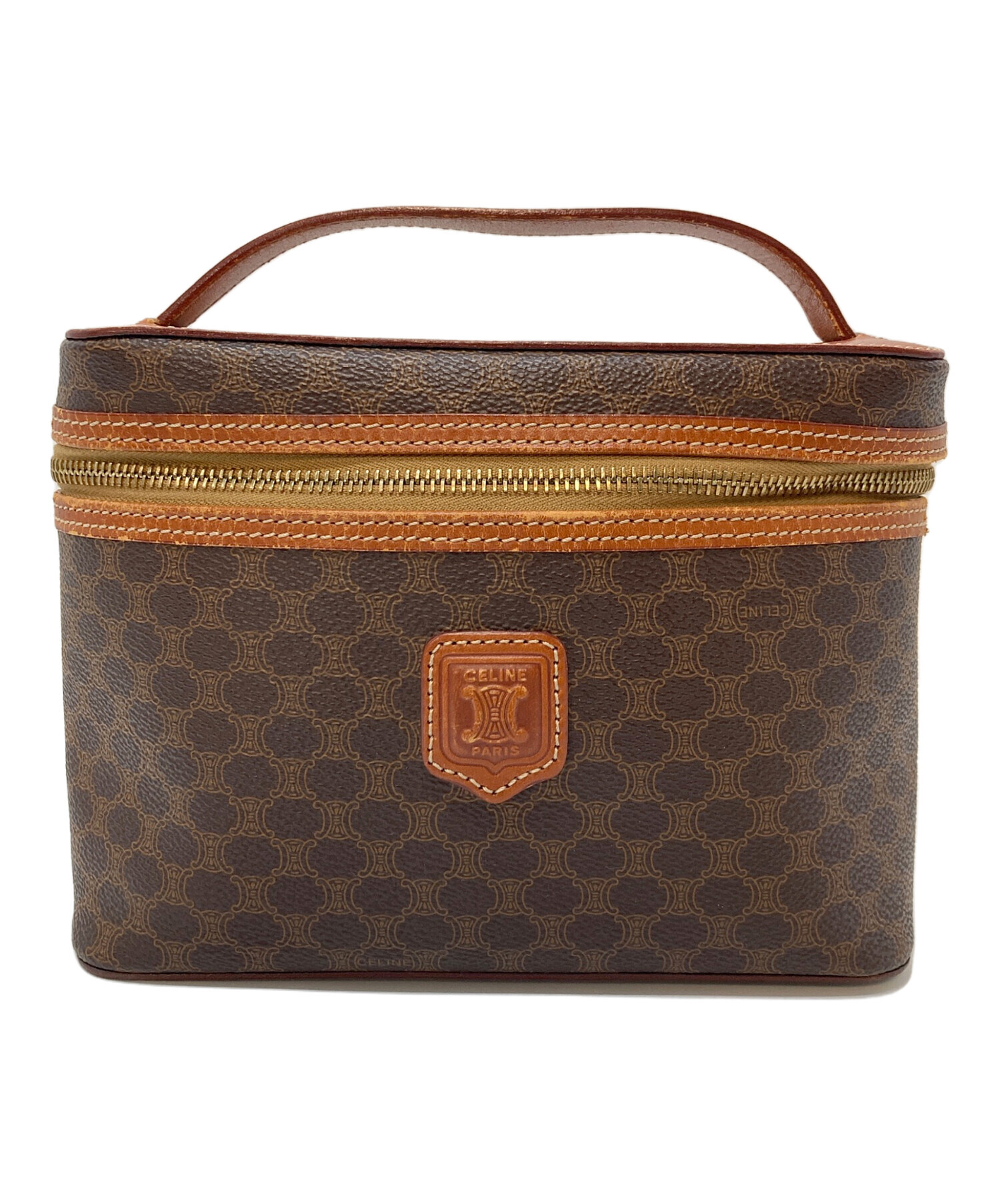 中古・古着通販】CELINE (セリーヌ) マカダム柄 バニティバッグ ミニ