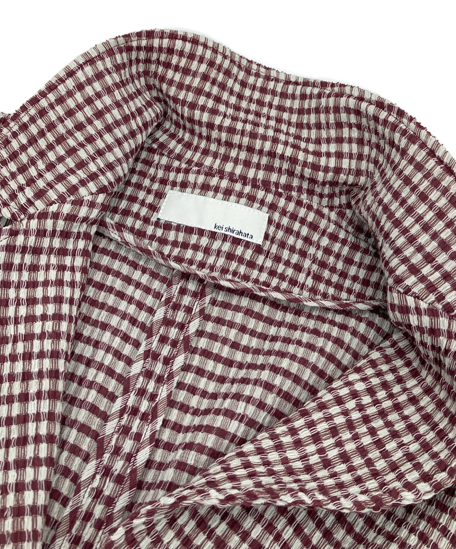 中古・古着通販】kei shirahata (ケイシラハタ) ギンガムチェック