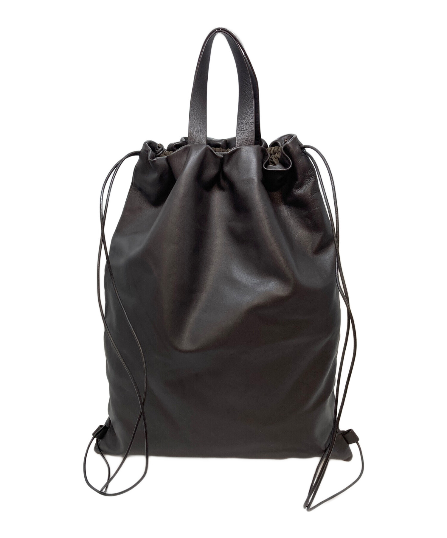 中古・古着通販】LUVOURDAYS (ラブアワーデイズ) レザーナップサック