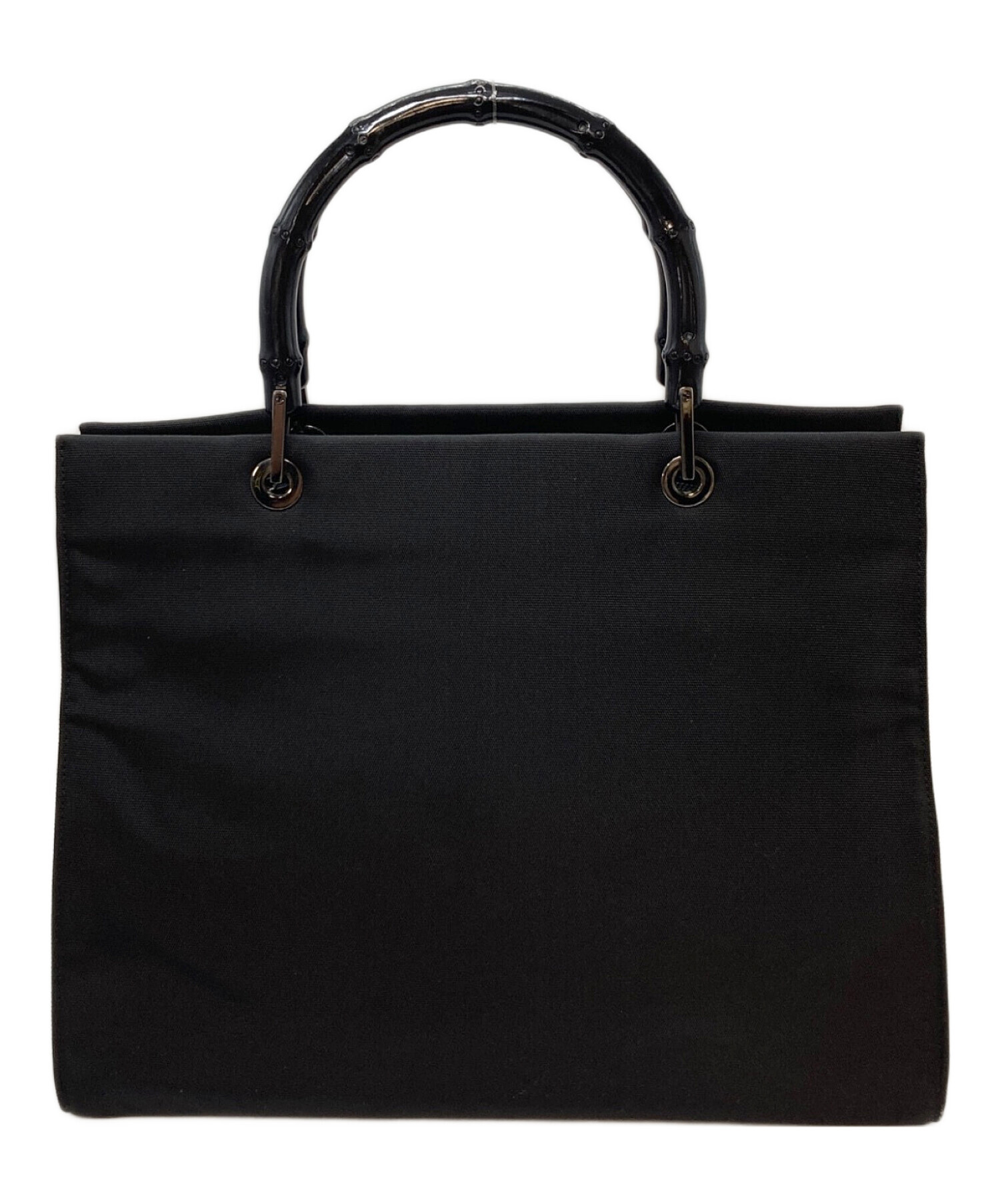 中古・古着通販】GUCCI (グッチ) バンブーハンドル ハンドバッグ 