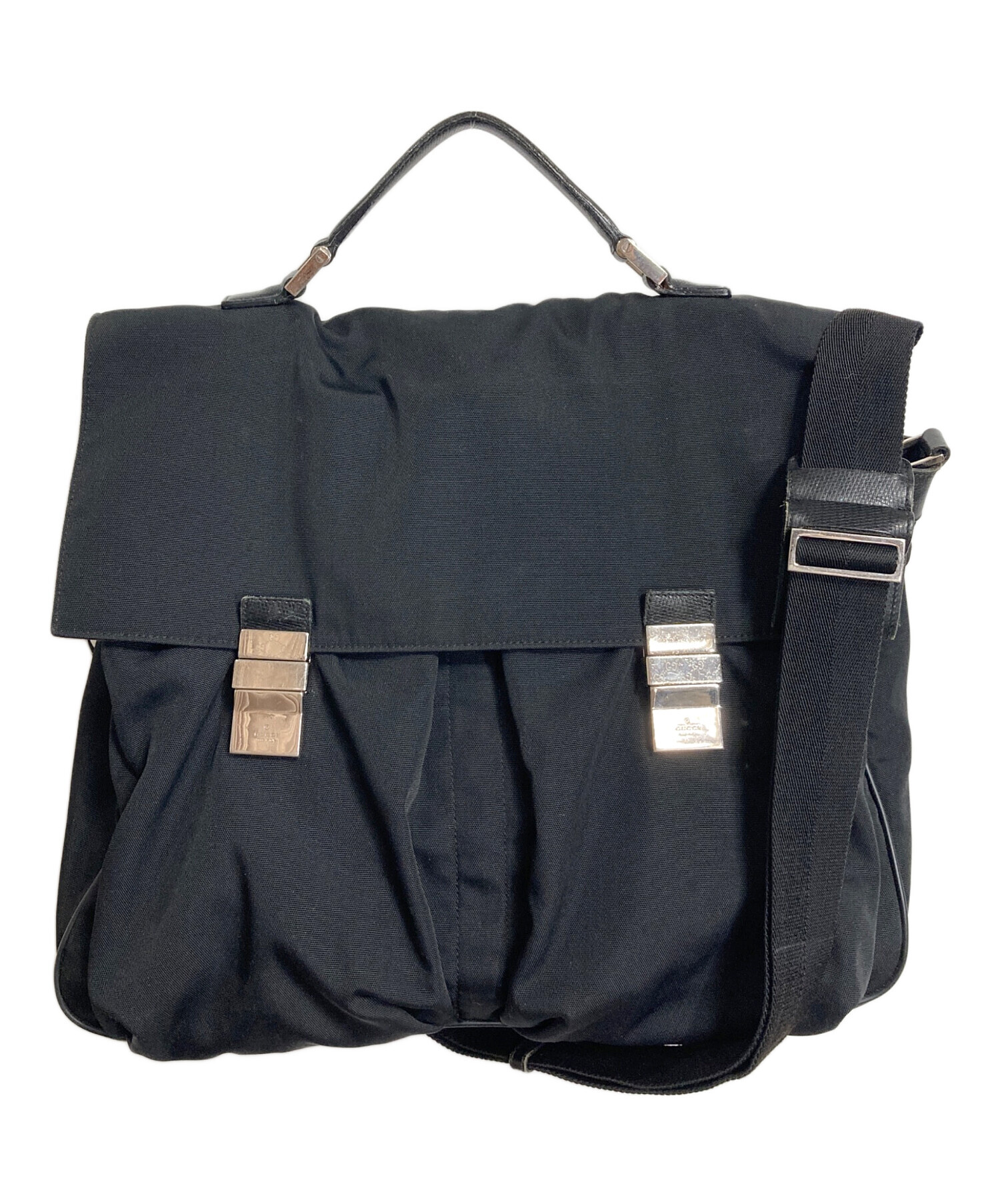中古・古着通販】GUCCI (グッチ) メッセンジャーバッグ ショルダー 