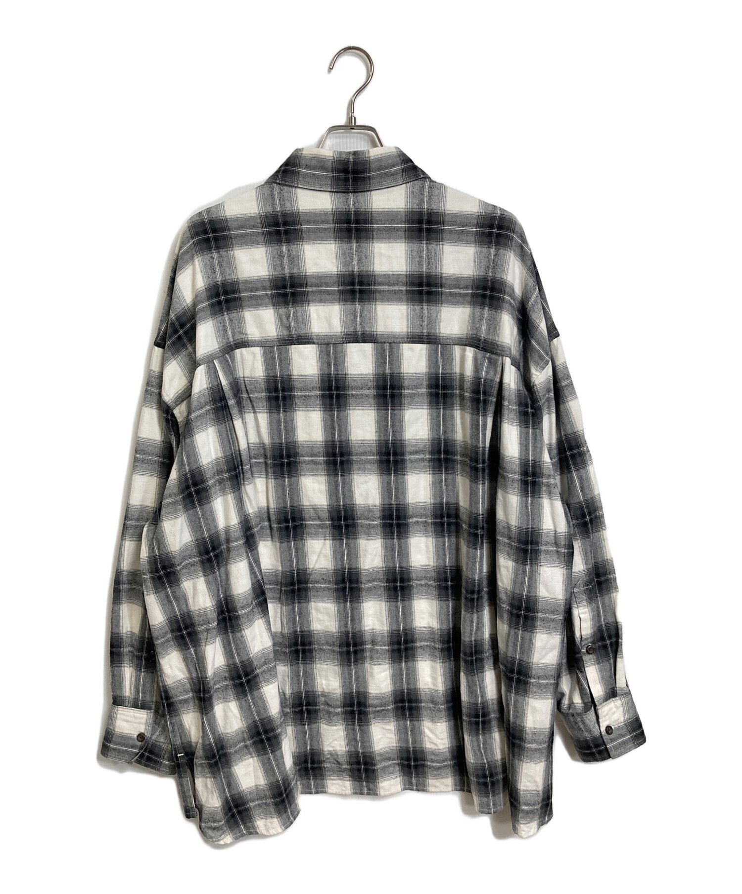 【PROVOKE】タグ付未使用 オーバーサイズチェックシャツ　2024AW 中古・古着通販】PROVOKE (プロヴォーク) Oversized check Shirt
