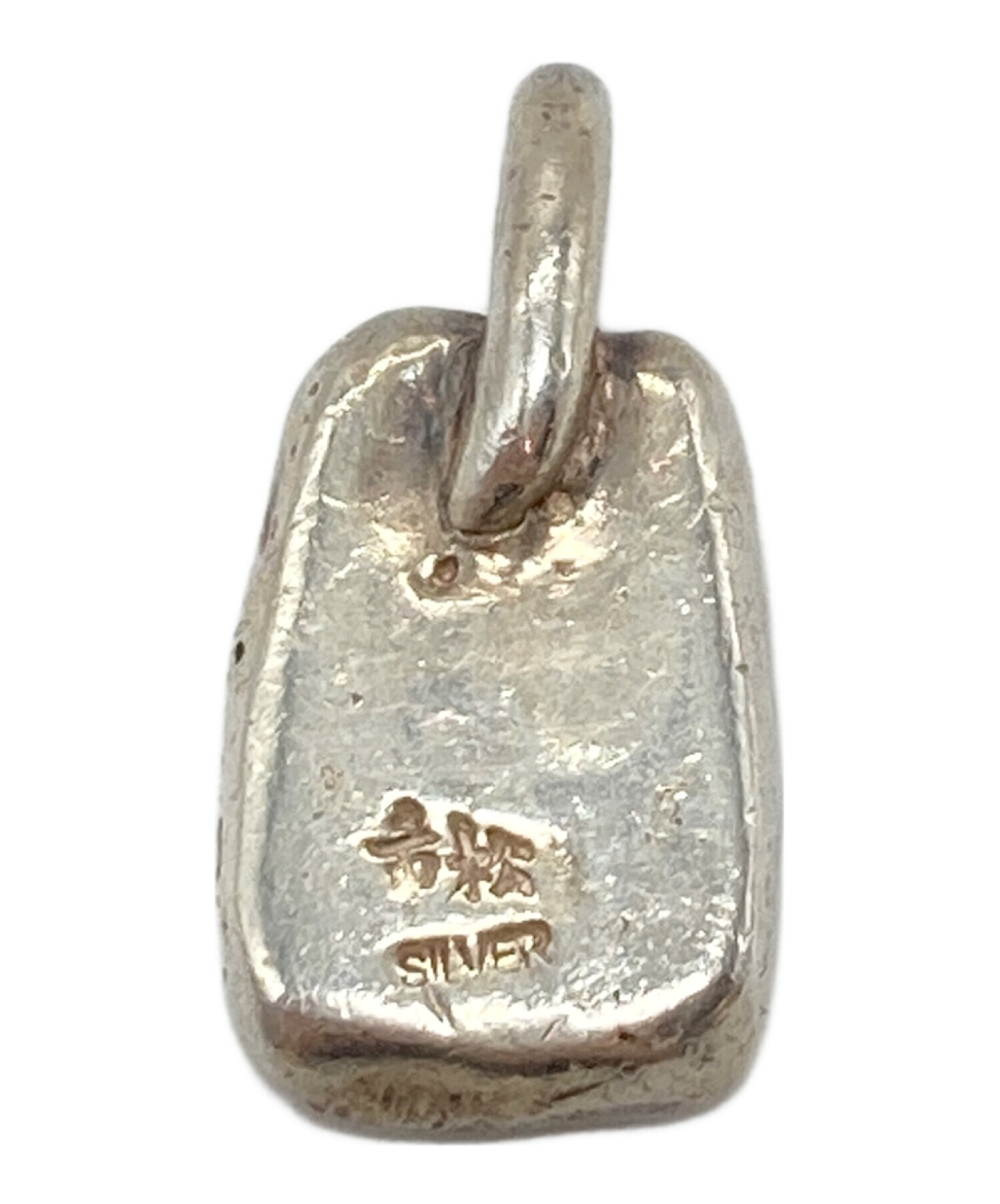 市松 楕円ネックレス シルバー ハンマードペンダント 中古・古着通販】市松 (イチマツ) ベルーリア 楕円ネックレス