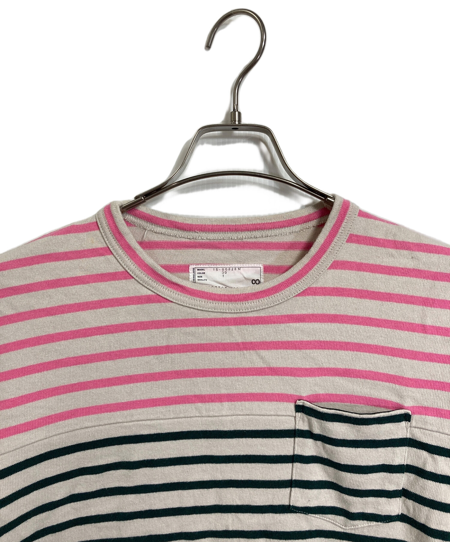 中古・古着通販】sacai (サカイ) ボーダーカットソー 長袖カットソー 