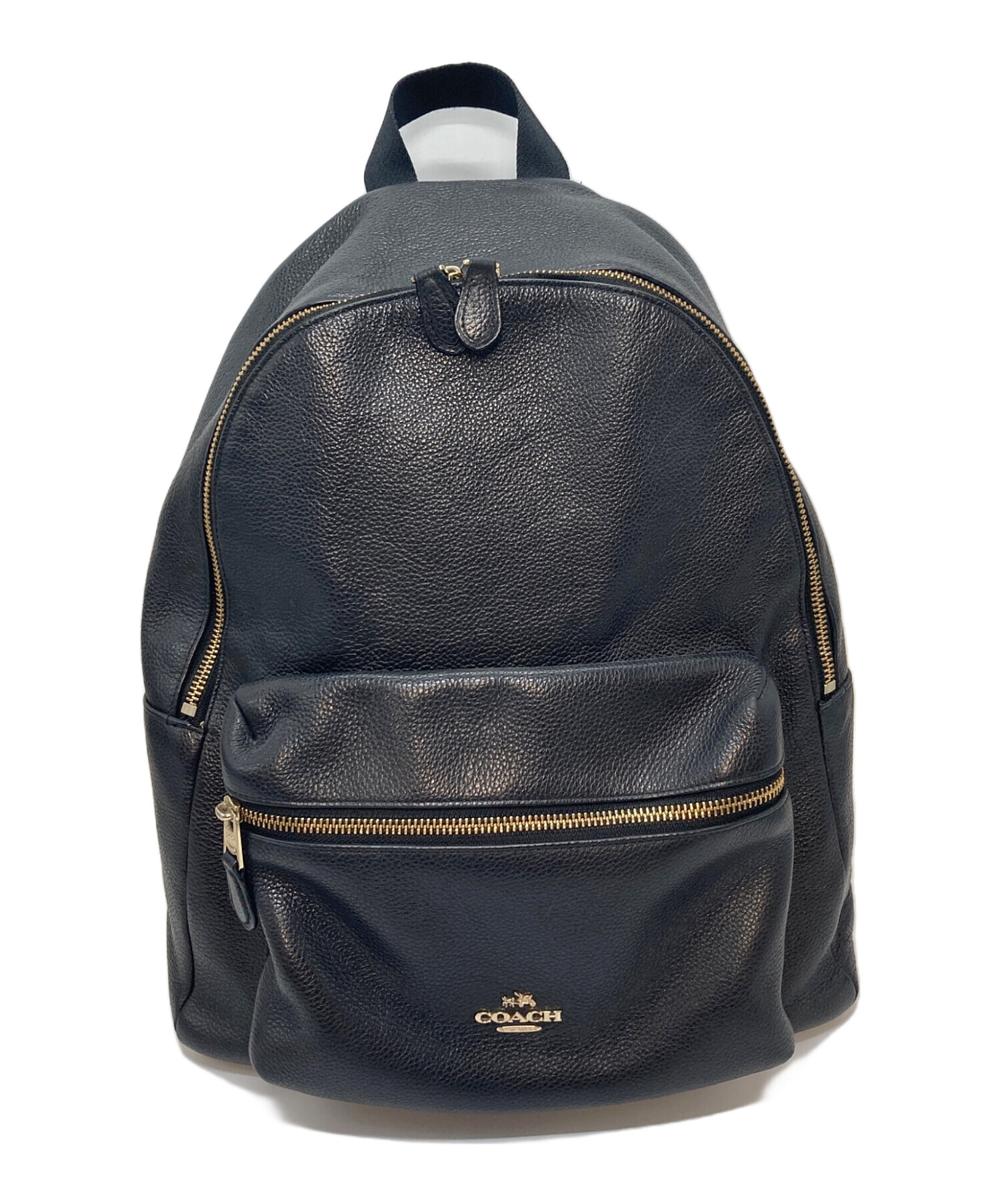 中古・古着通販】COACH (コーチ) レザーリュック バックパック 