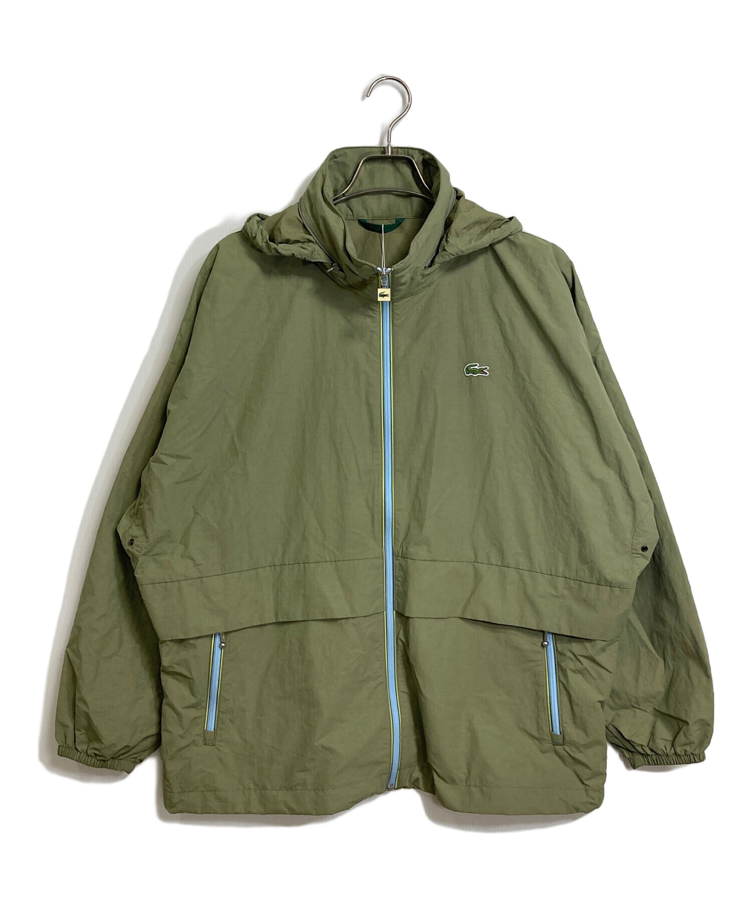 定価¥30800✨LACOSTE フード付きナイロンジャケット 中古・古着通販】LACOSTE (ラコステ) 撥水防風ナイロンジャケット