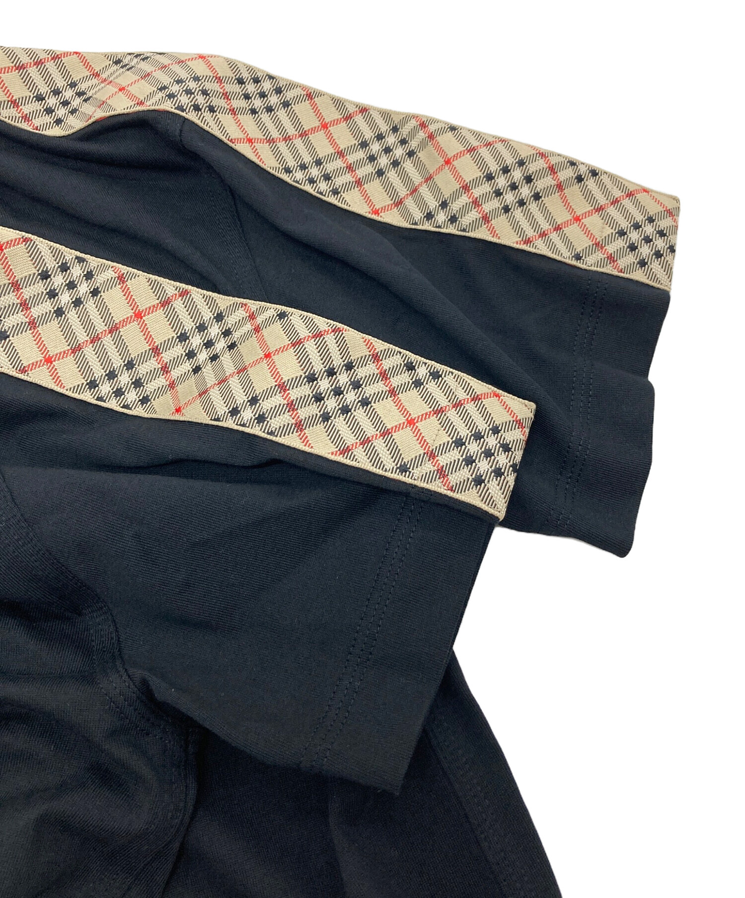 中古・古着通販】BURBERRY (バーバリー) チェックテフTシャツ