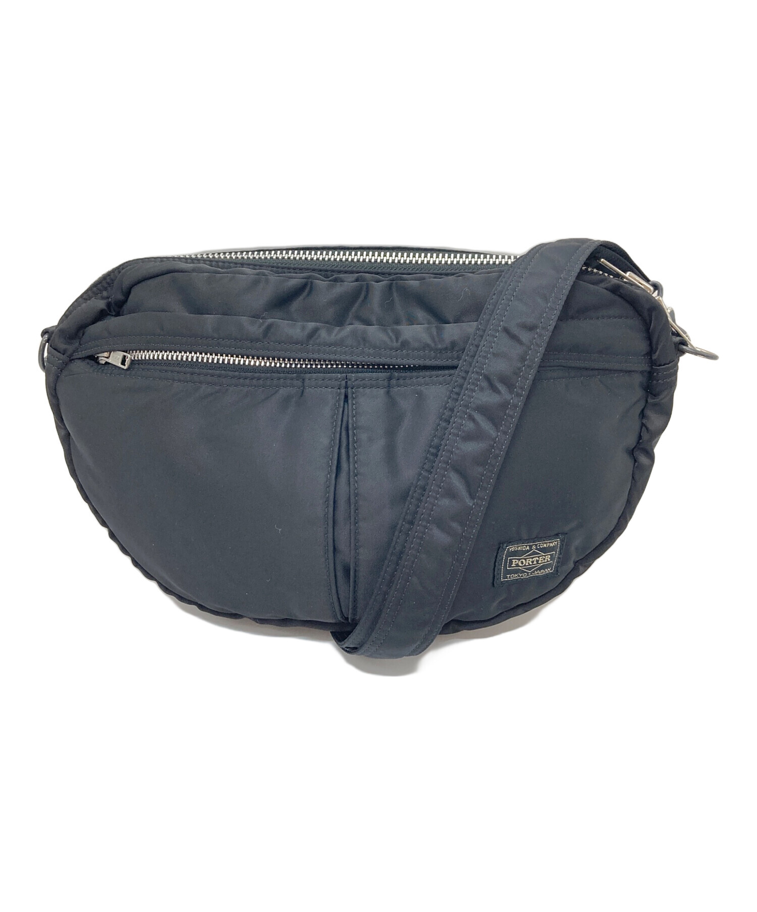 中古・古着通販】PORTER (ポーター) ハーフムーンショルダーバッグ