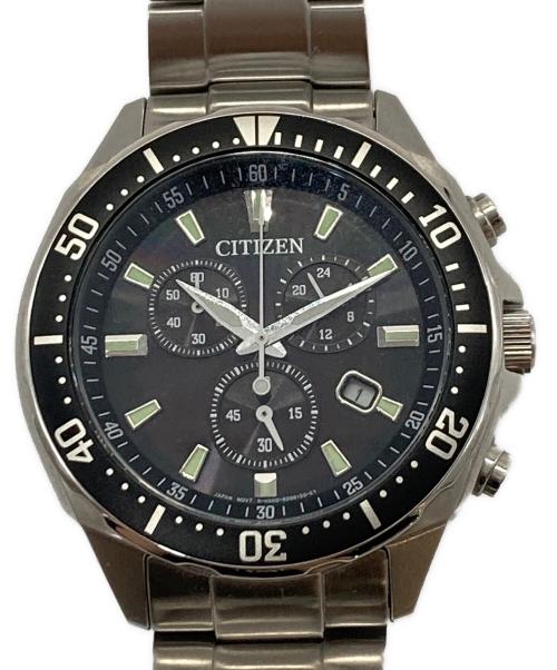 CITIZEN 電波ソーラー エコドライブ クロノグラフ H500S045223 中古・古着通販】CITIZEN (シチズン) クロノグラフ ソーラー発電