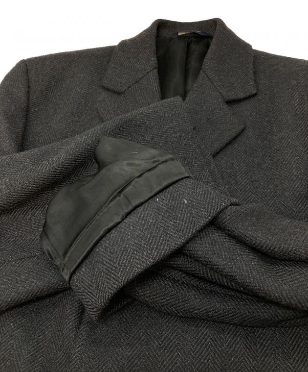 【美品】ブルックスブラザーズ　ウール　チェスターコート　サイズXL ヘリンボーン Brooks Brothers｜ウール ラージヘリンボーン バルカラーコート