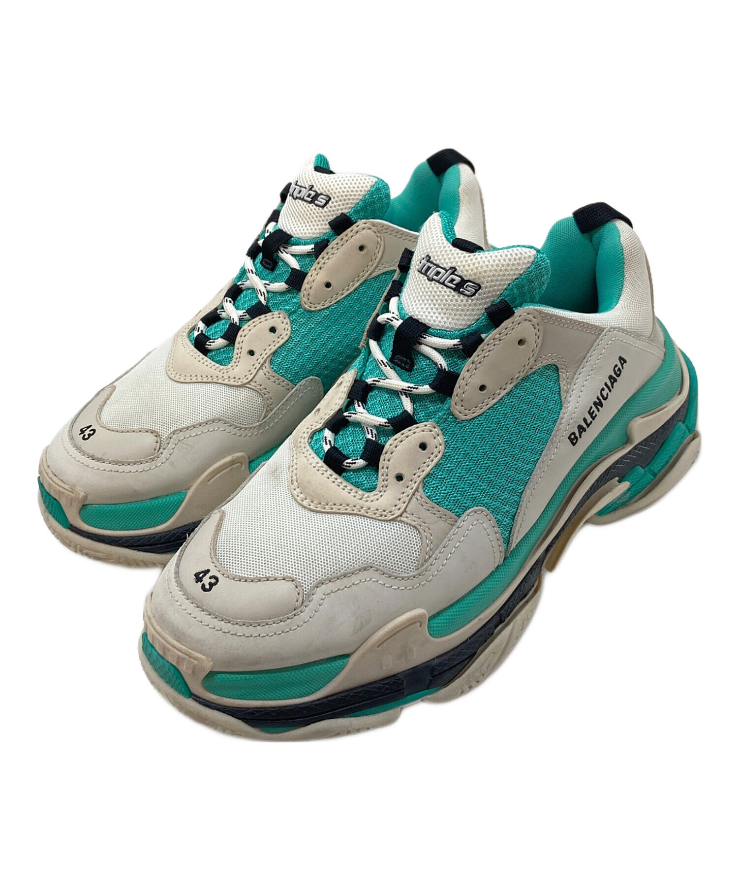 中古・古着通販】BALENCIAGA (バレンシアガ) TRIPLE S ターコイス 