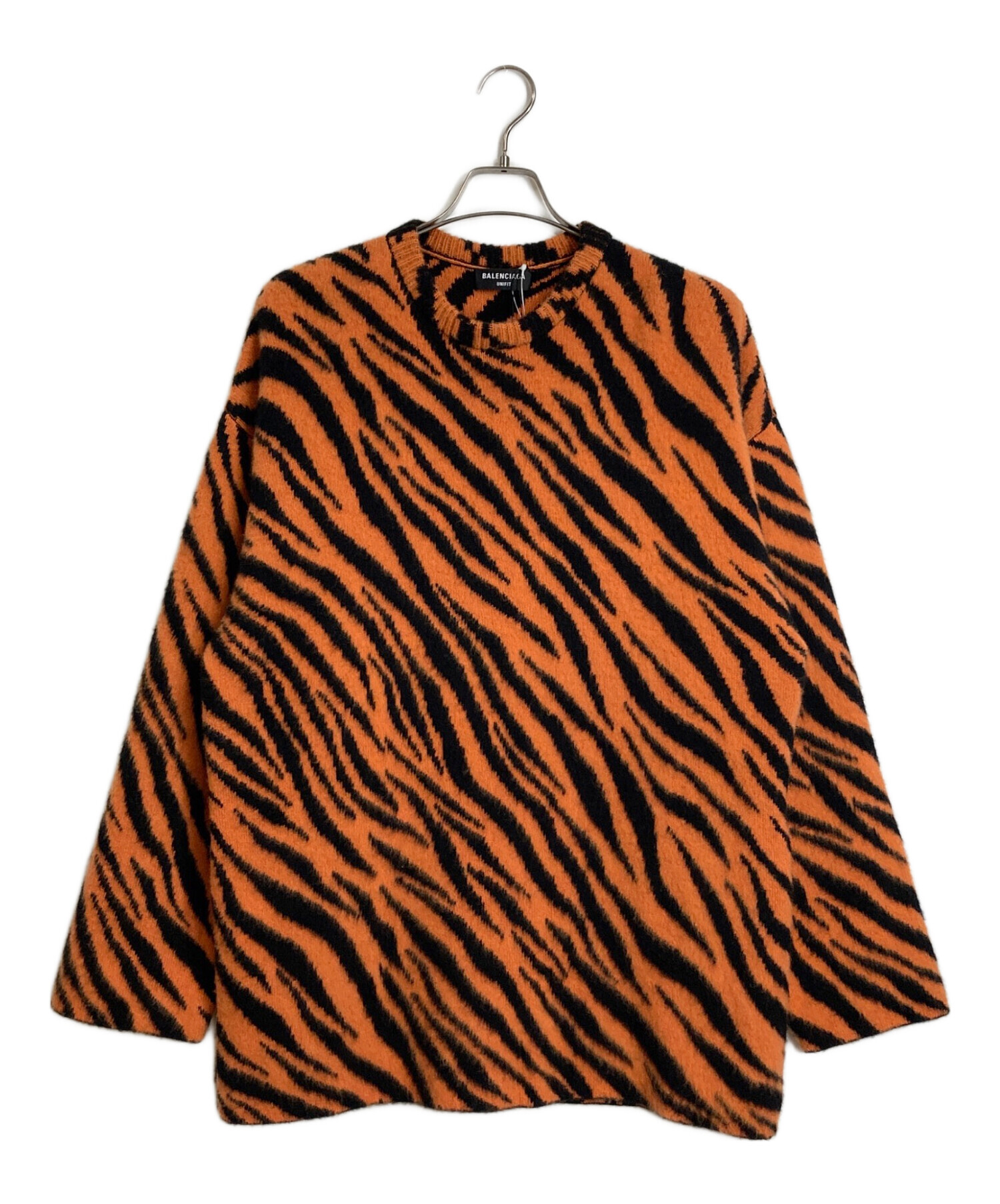 BALENCIAGA カシミアニット 中古・古着通販】BALENCIAGA (バレンシアガ) オールオーバーロゴ