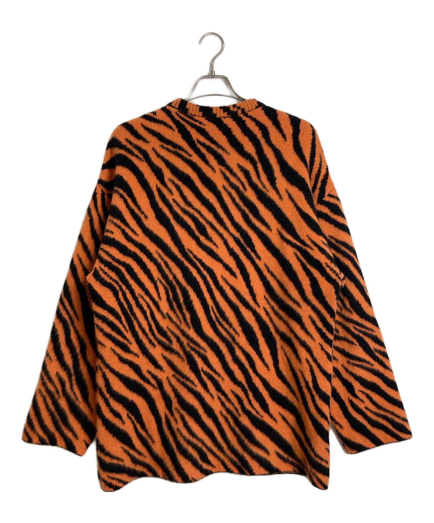 【未使用】バレンシアガスポーツ　ウールセーター　L　オレンジ　秋冬　高級ニット 中古・古着通販】BALENCIAGA (バレンシアガ) タイガー柄ニット