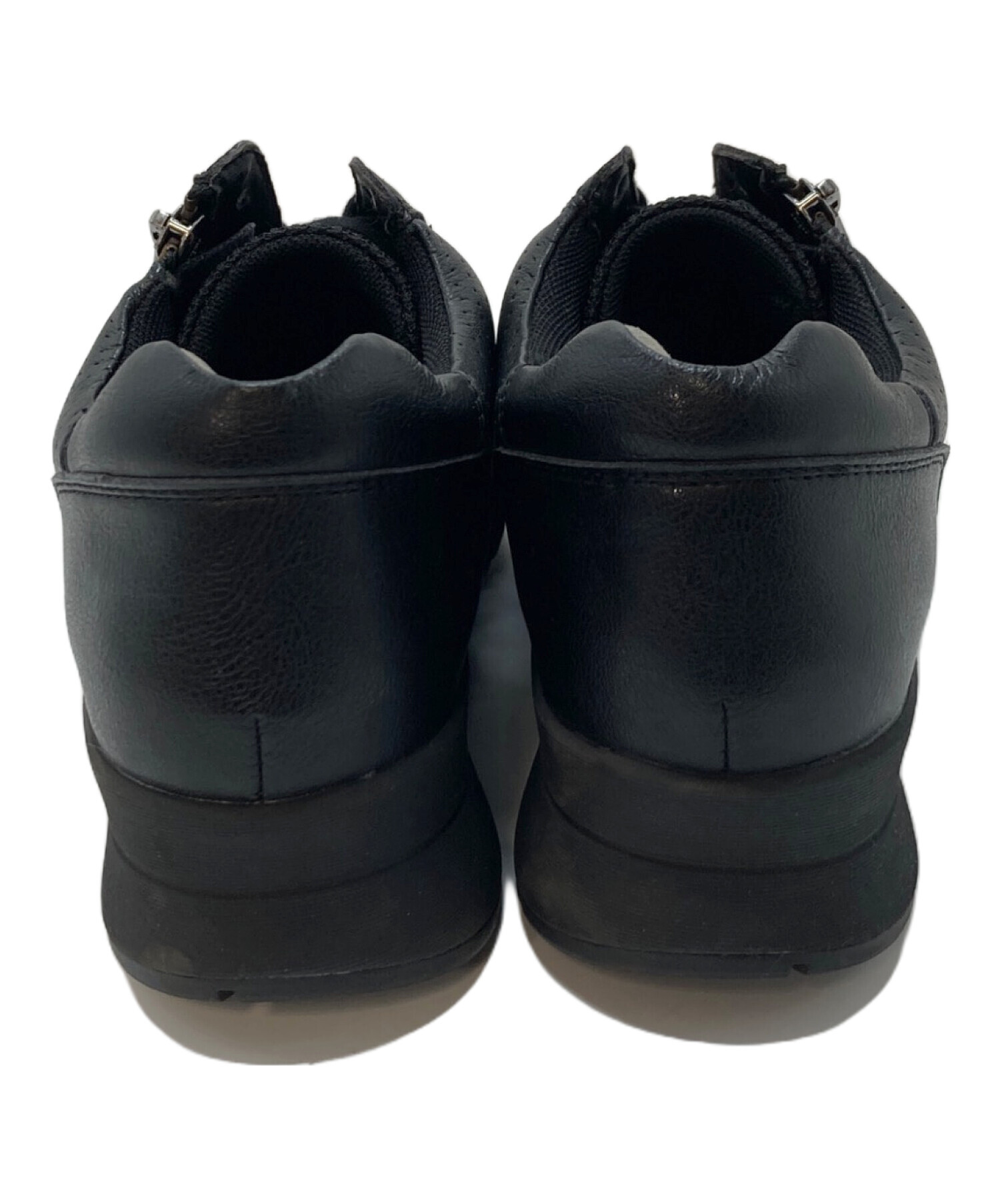 美品　AKAISHI アカイシ　24.0 スニーカー　レザー　サイドジップ 美品 AKAISHI アカイシ 24.0 スニーカー レザー サイドジップ - メルカリ