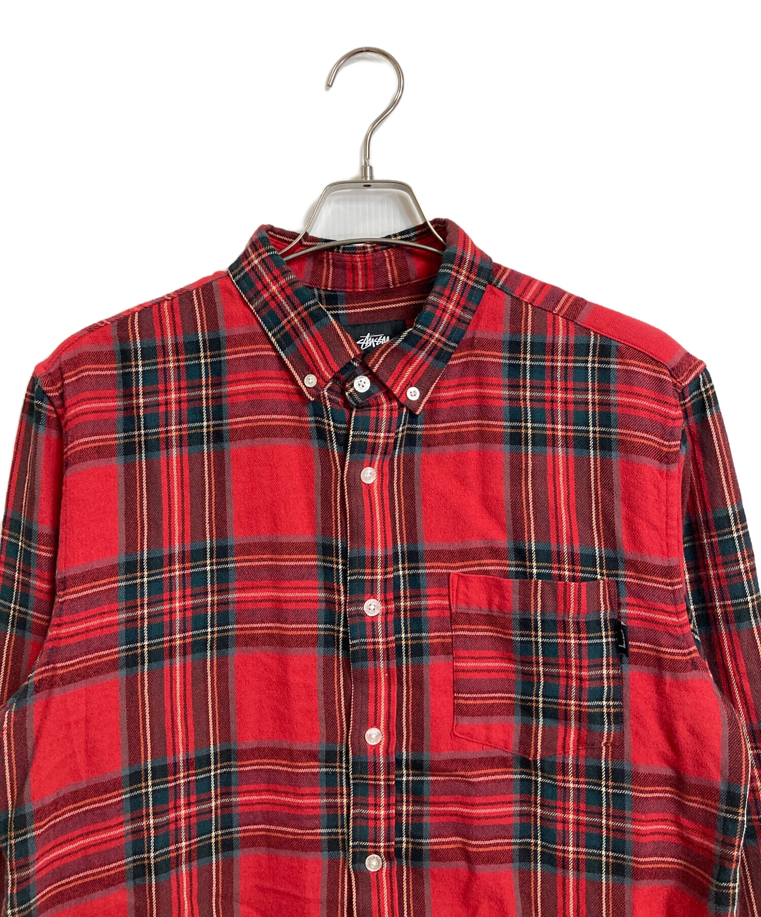 中古・古着通販】stussy (ステューシー) タータンチェックシャツ