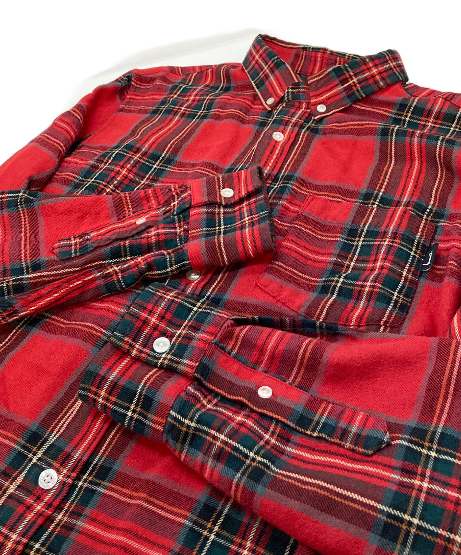 中古・古着通販】stussy (ステューシー) タータンチェックシャツ