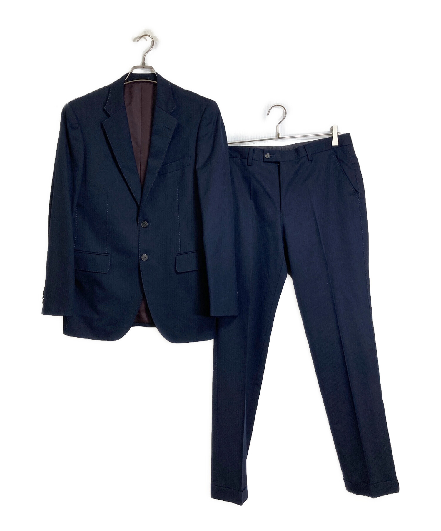 PS Paul Smith ネイビー パンツスーツ上下 中古・古着通販】Paul Smith (ポールスミス) セットアップスーツ