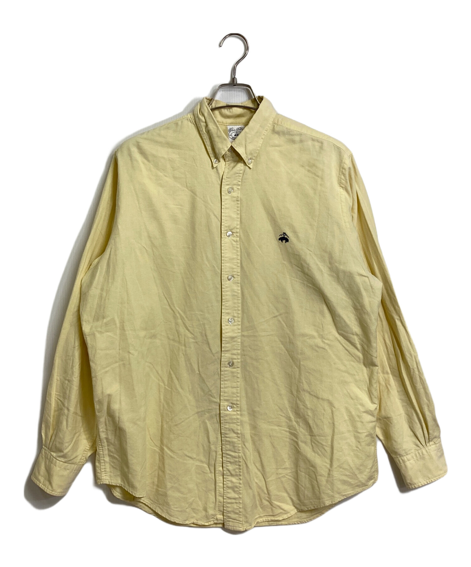 【美品】ブルックスブラザーズ ゴールデンフリース USA製 ストライプ Cグレー クリックポスト198円も可】90s USED BrooksBrothers ブルックス