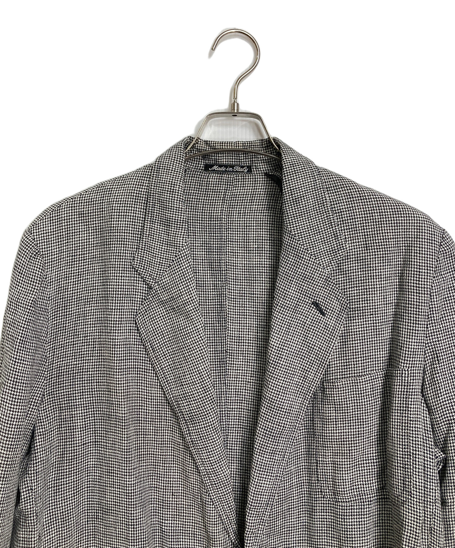 イタリア製 GIORGIO ARMANI ハウンドトゥース ジャケット 中古・古着通販】EMPORIO ARMANI (エンポリオアルマーニ) ハウンド