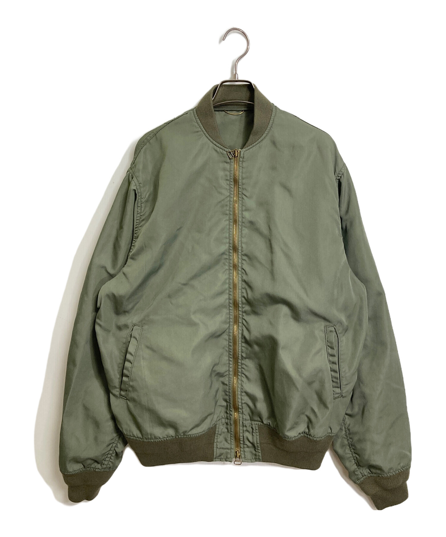 Deuxieme Classe ミリタリーブルゾン MA-1カーキ Deuxieme Classe ミリタリーブルゾン MA-1カーキ deuxieme classe ma1