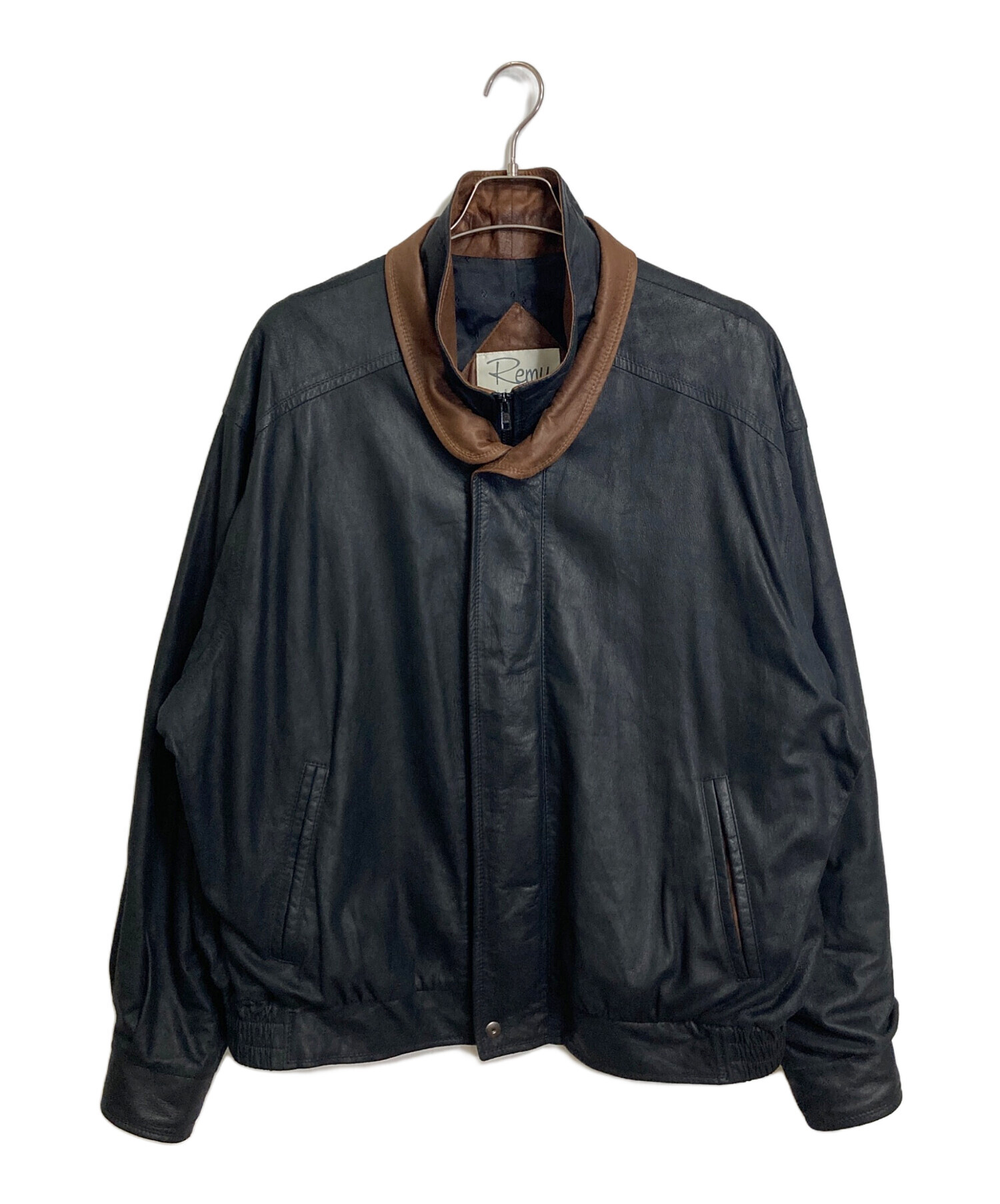 中古・古着通販】remy (レミ) レザージャケット レトロジャケット USA 