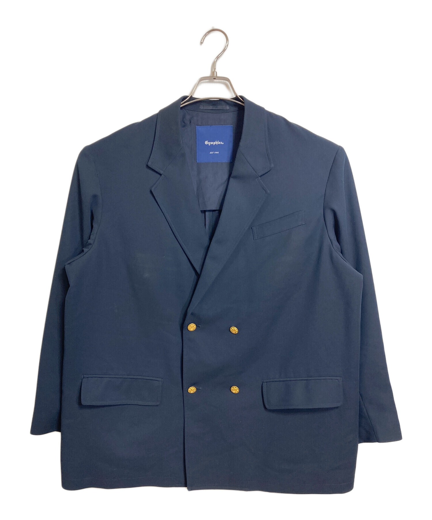 中古・古着通販】Gymphlex (ジムフレックス) ダブルブレストブレザー